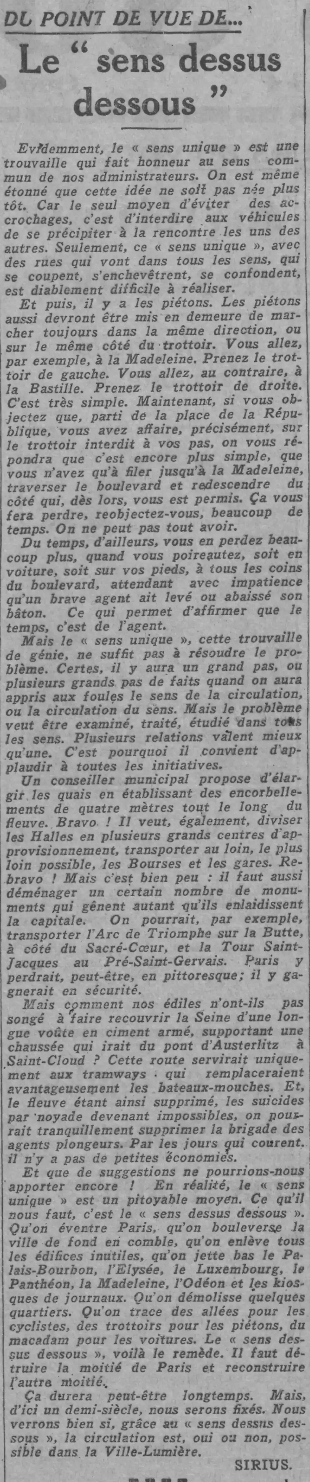  le seul moyen d'éviter des accrochages