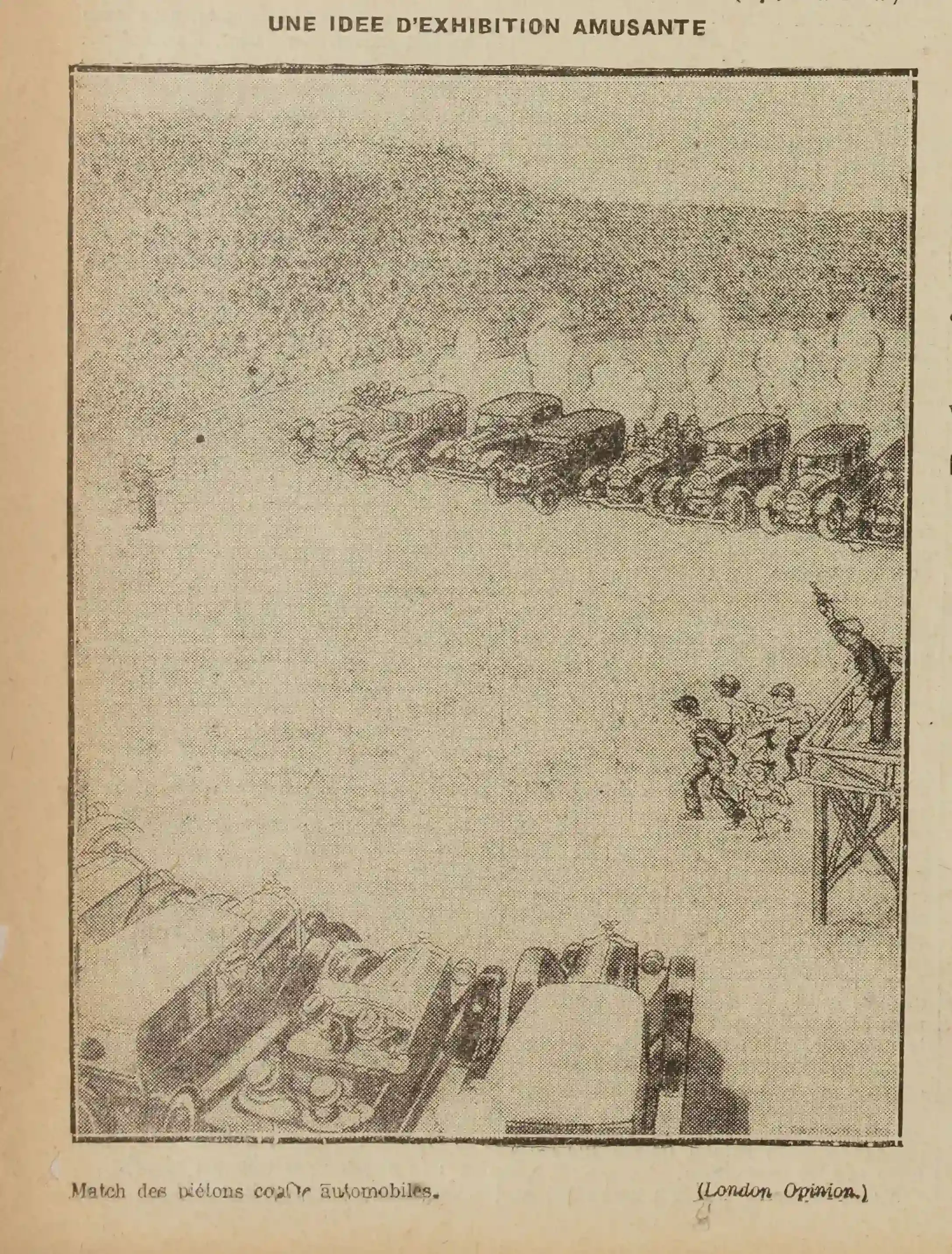 Pedestrians vs. Motorists humor drawing