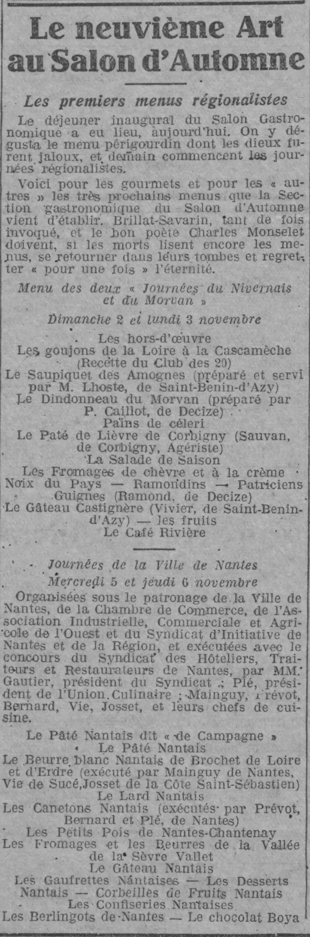 The Ninth Art at the Salon d'Automne