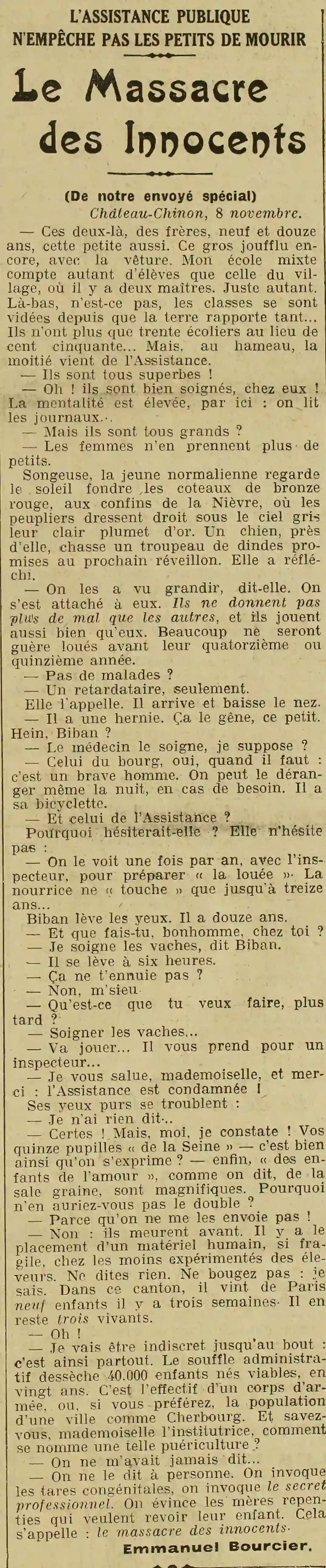  LOeuvre 1924 11 09 art 01 le massacre des innocents  