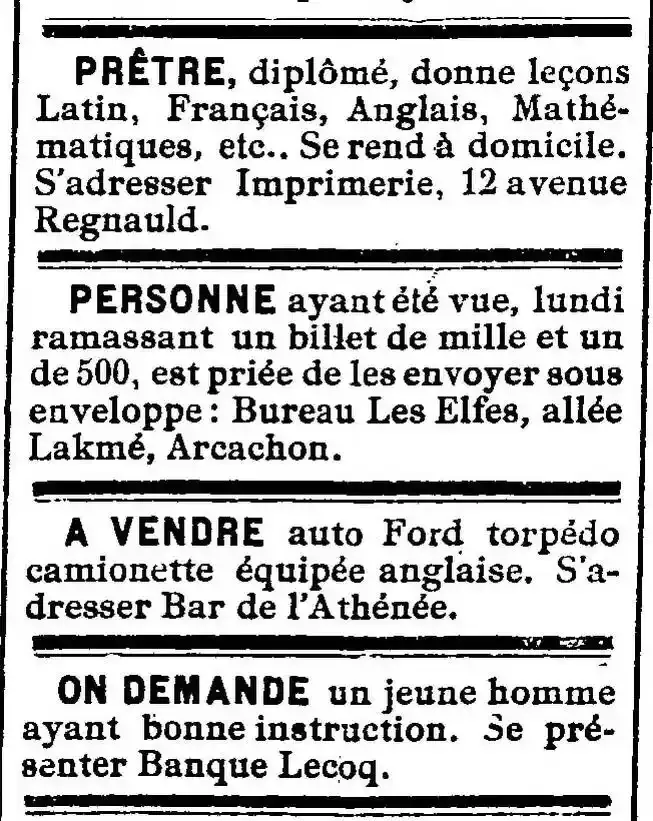 Les billets de banque ramassés par une personne