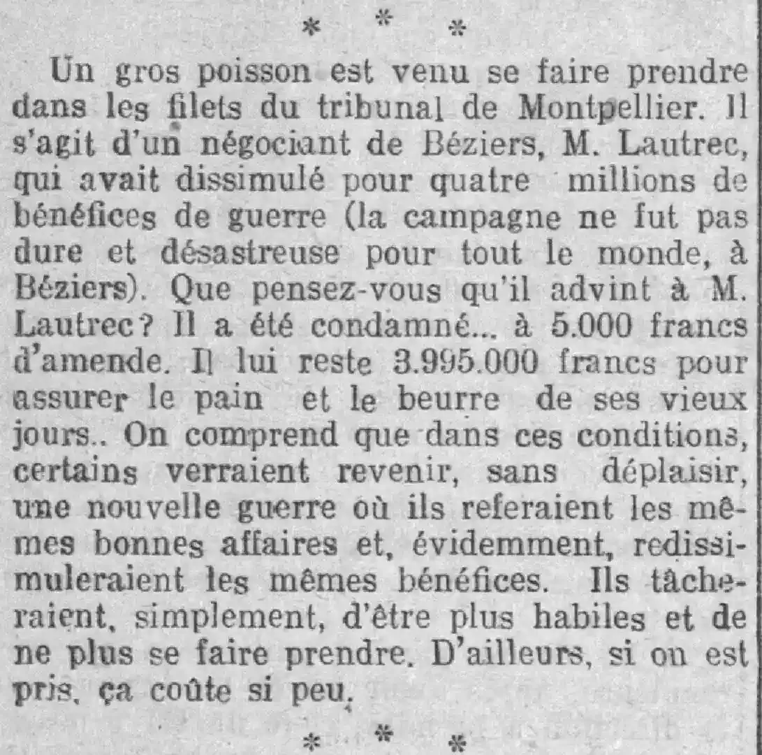 A judgment from the Montpellier Criminal Court