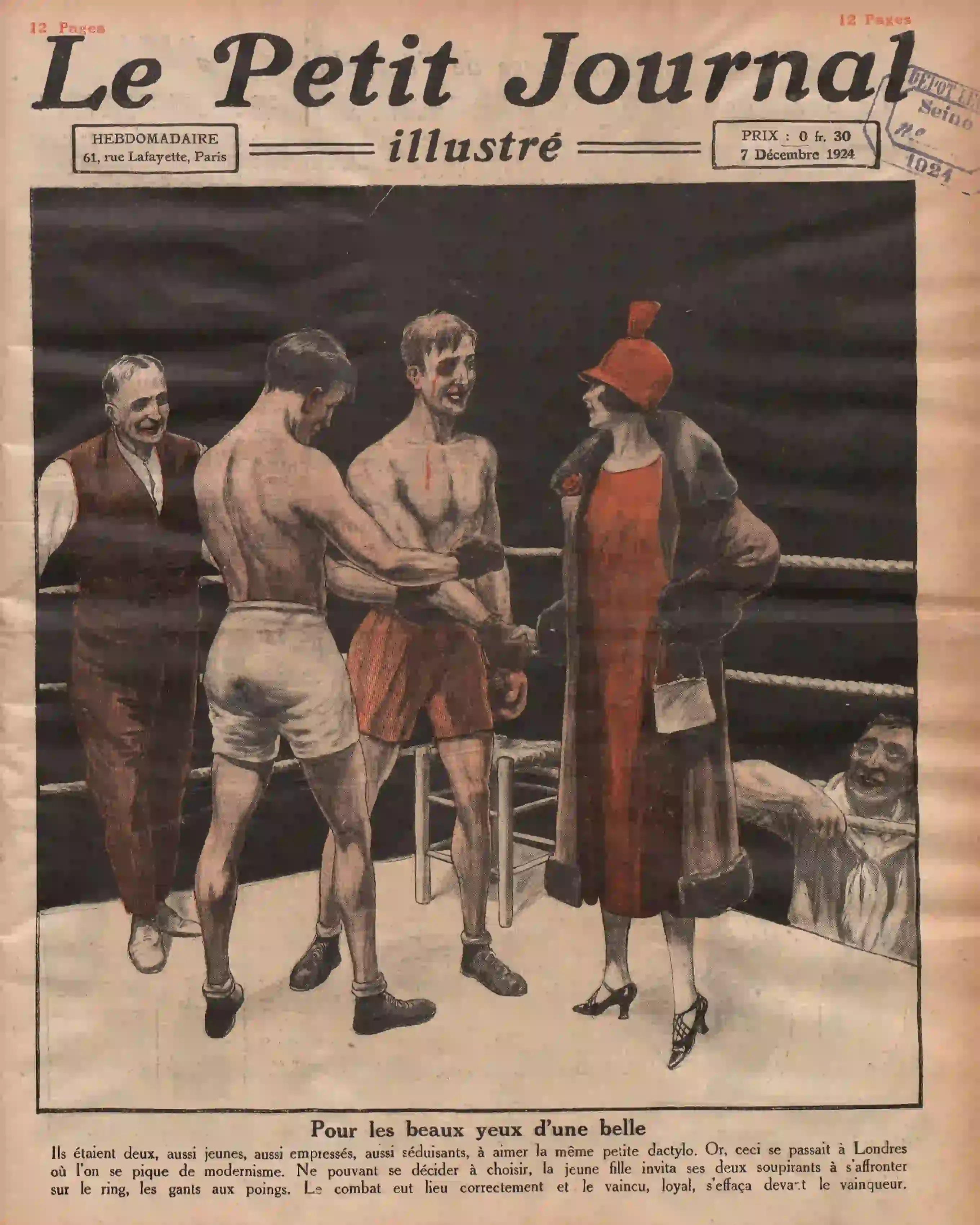 A boxing match for the beautiful eyes of a beautiful