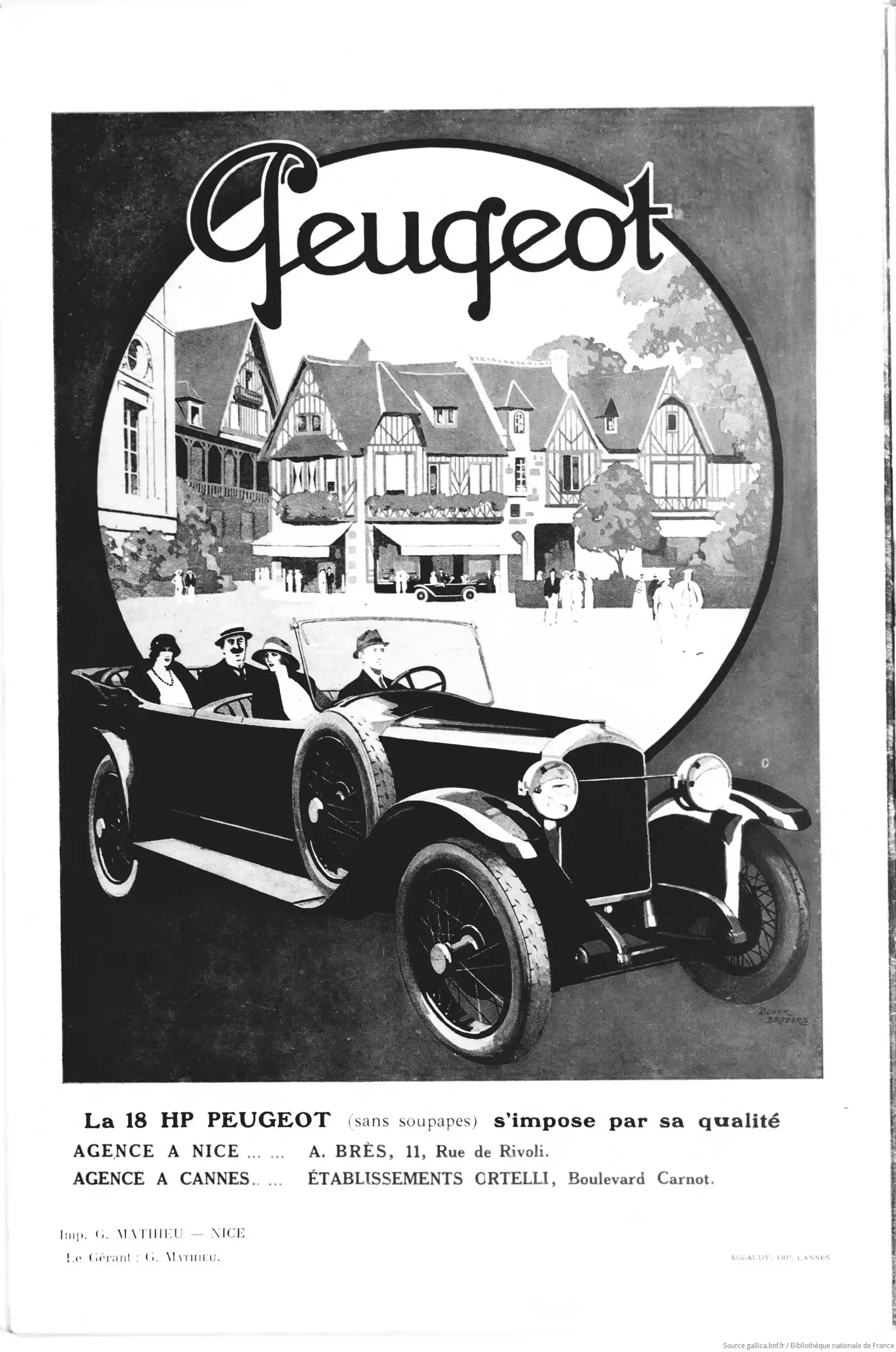  publicité Peugeot