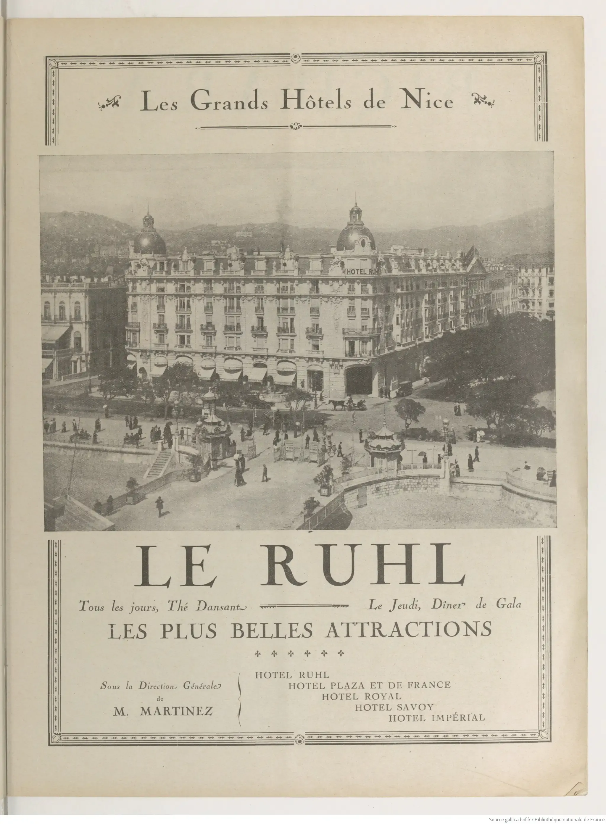  l'hôtel Ruhl 