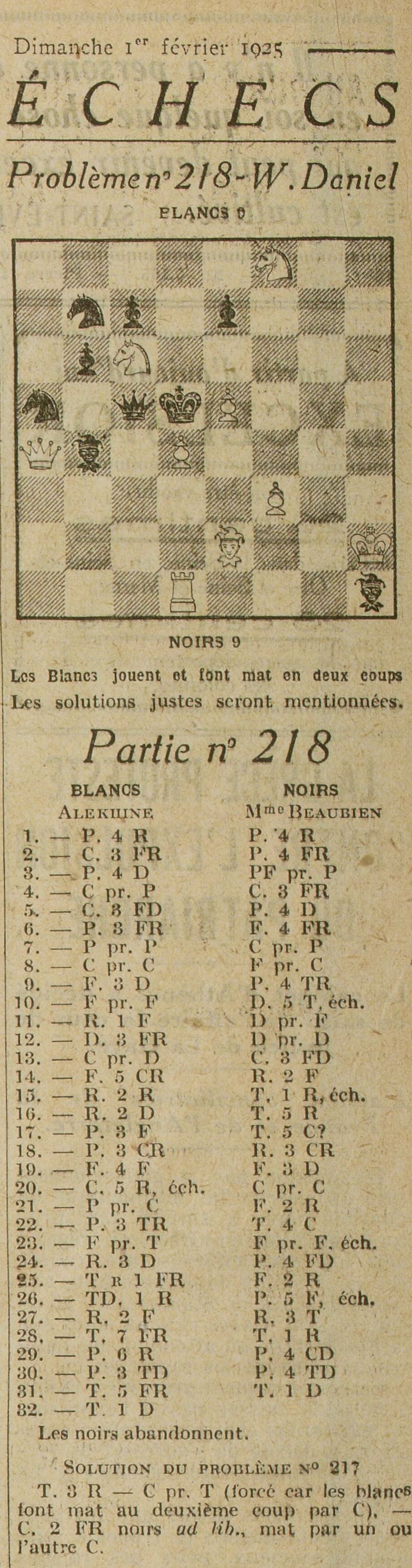  partie déchecs n 218 2