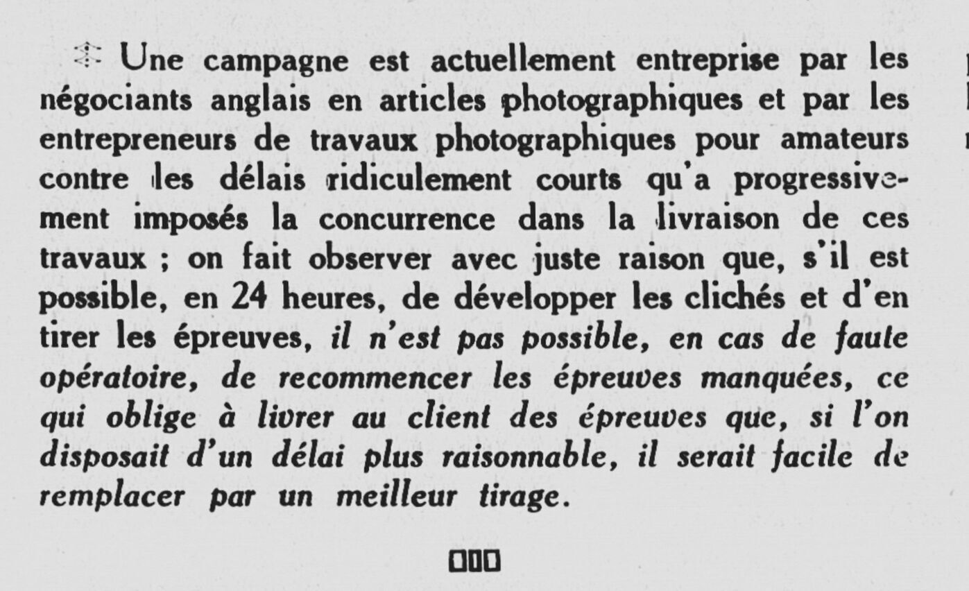 délais de livraison des tirages photos une campagne de communication c