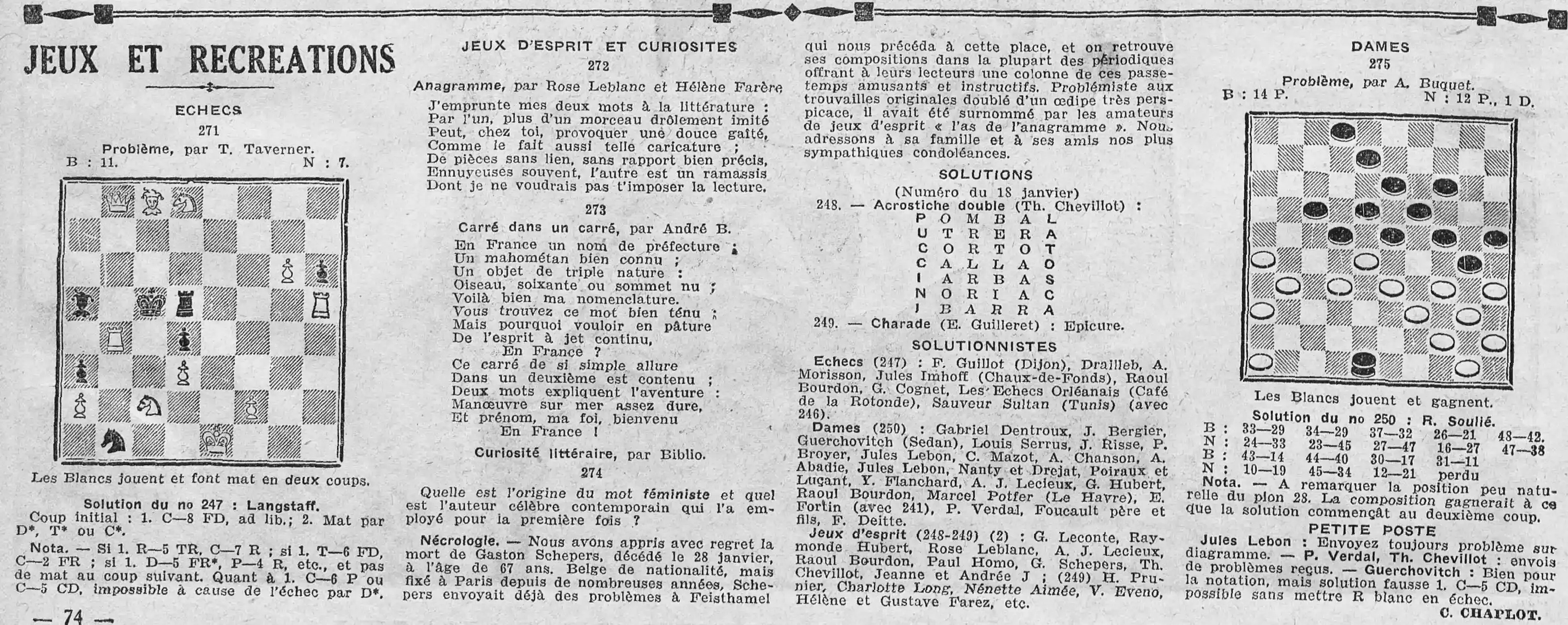 ZALe Petit journal illustré 1925 02 15 art 02 récréations 2