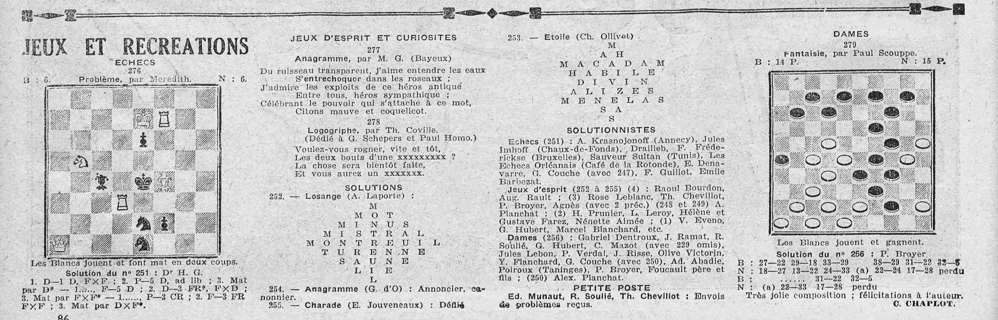 récréations de La Bignole