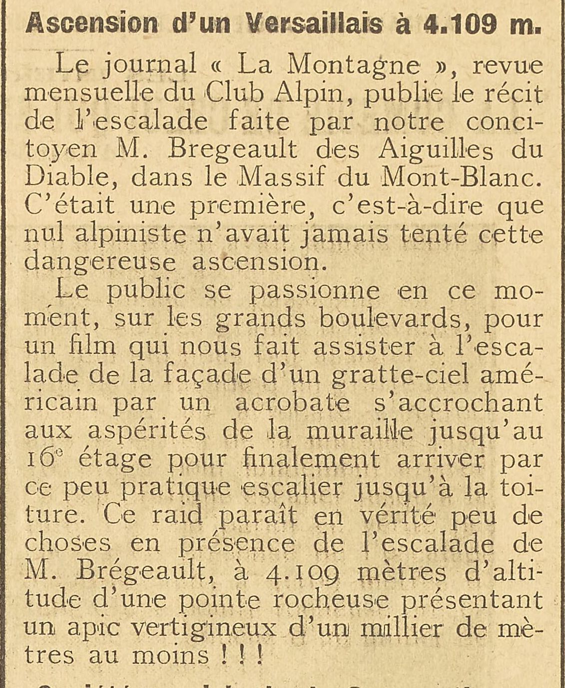 Mr. Brégeault and the Aiguilles du Diable in the Mont-Blanc Massif