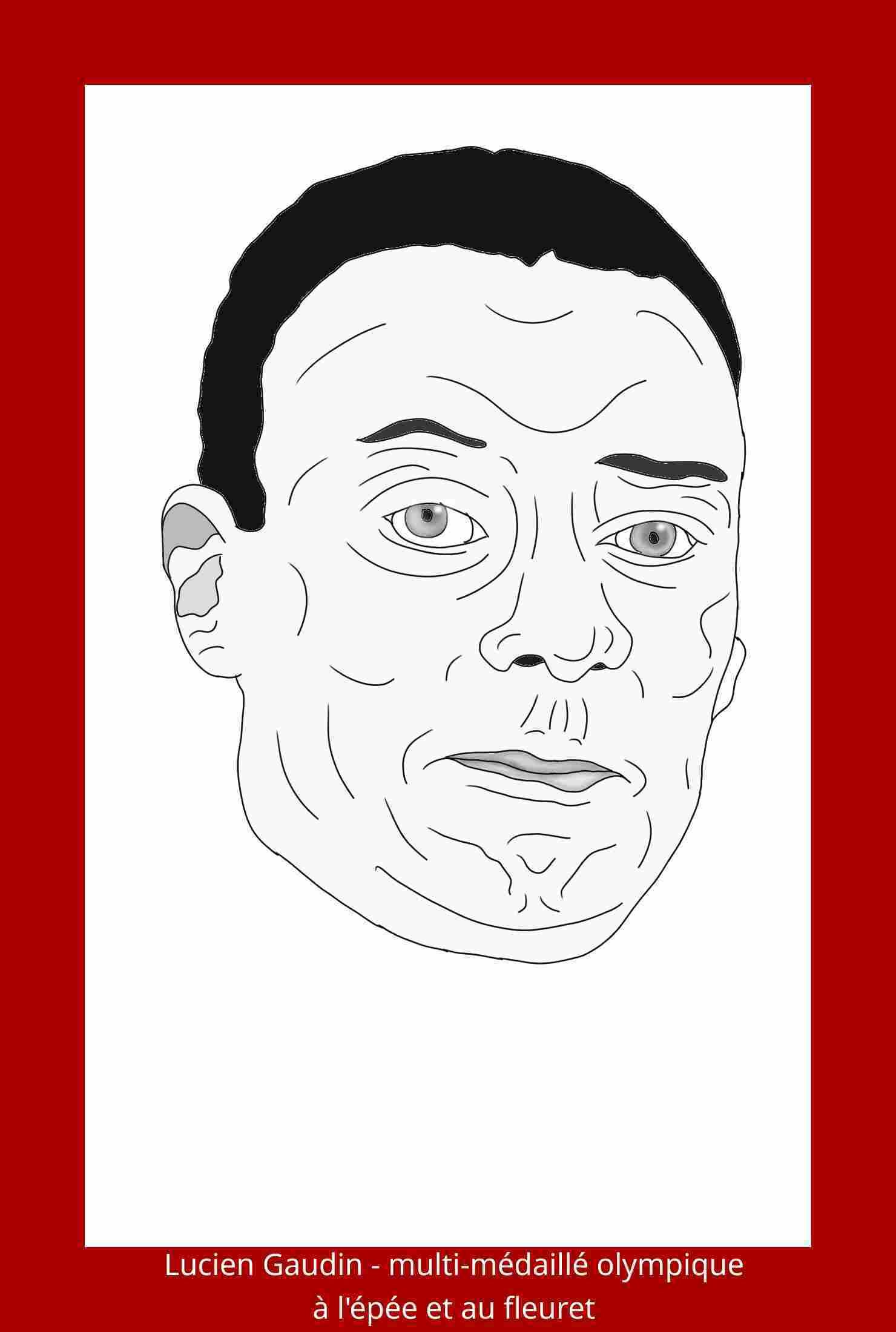Lucien Gaudin multi-médaillé olympique à l'épée et au fleuret