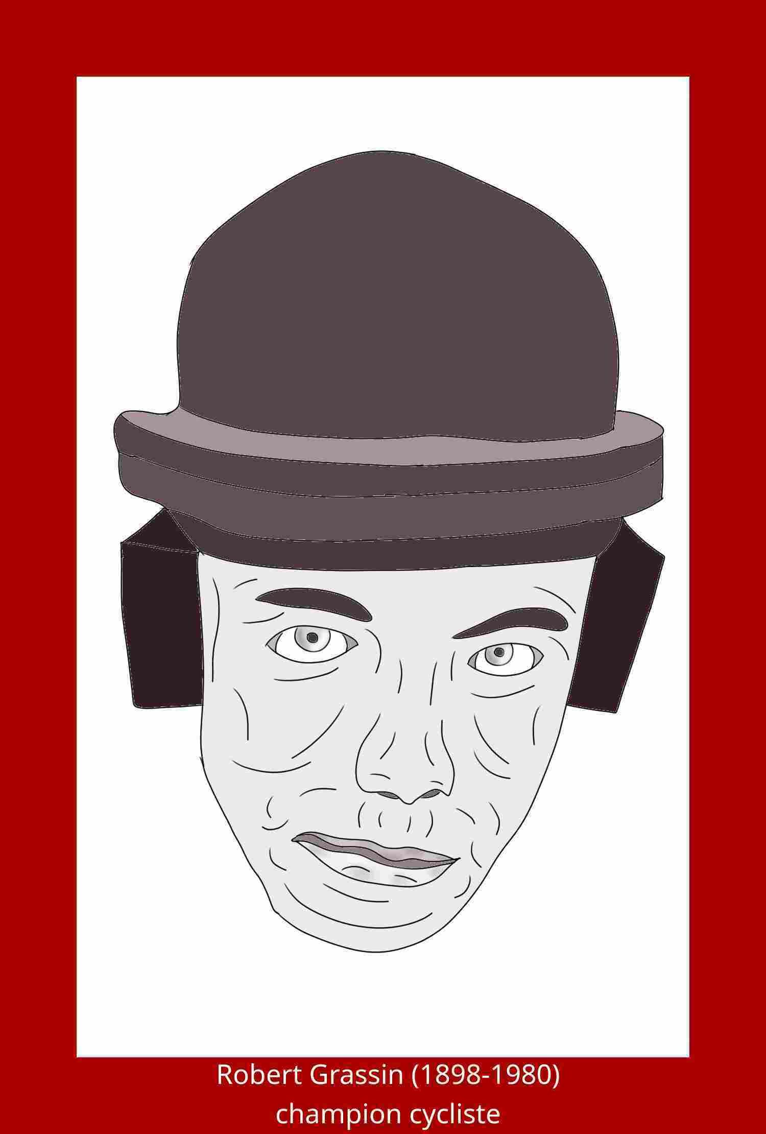 Robert Grassin coureur cycliste sur piste