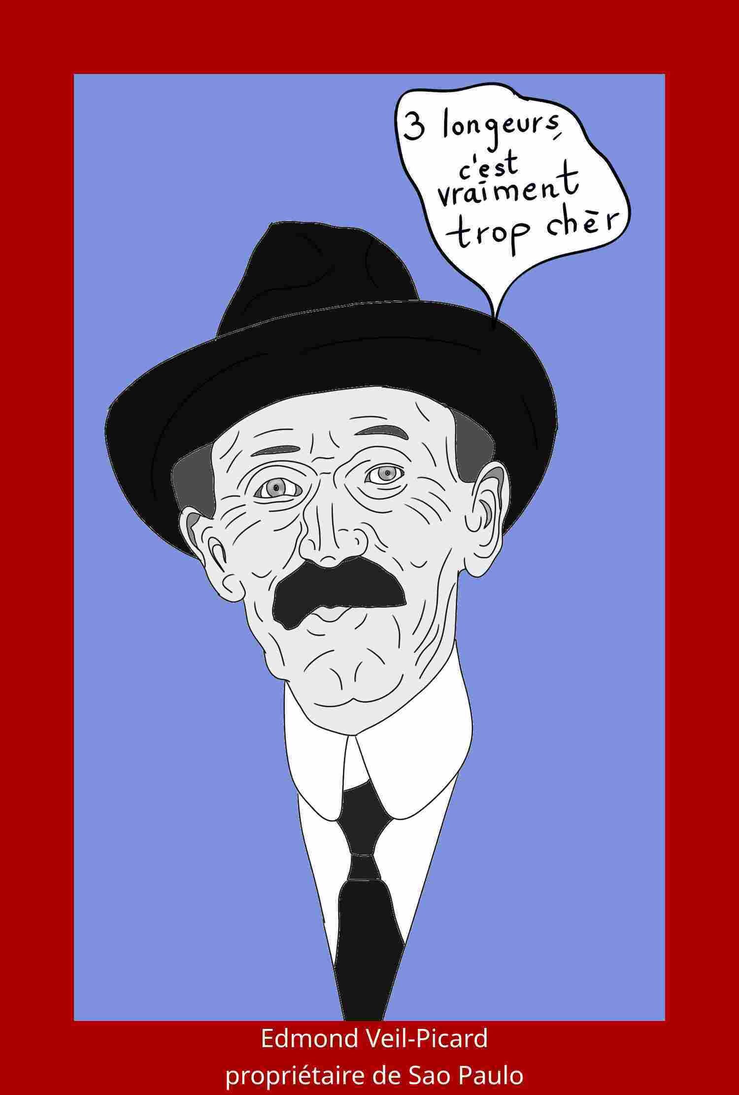 Edmond Veil Picard propriétaire du cheval Sao Paulo