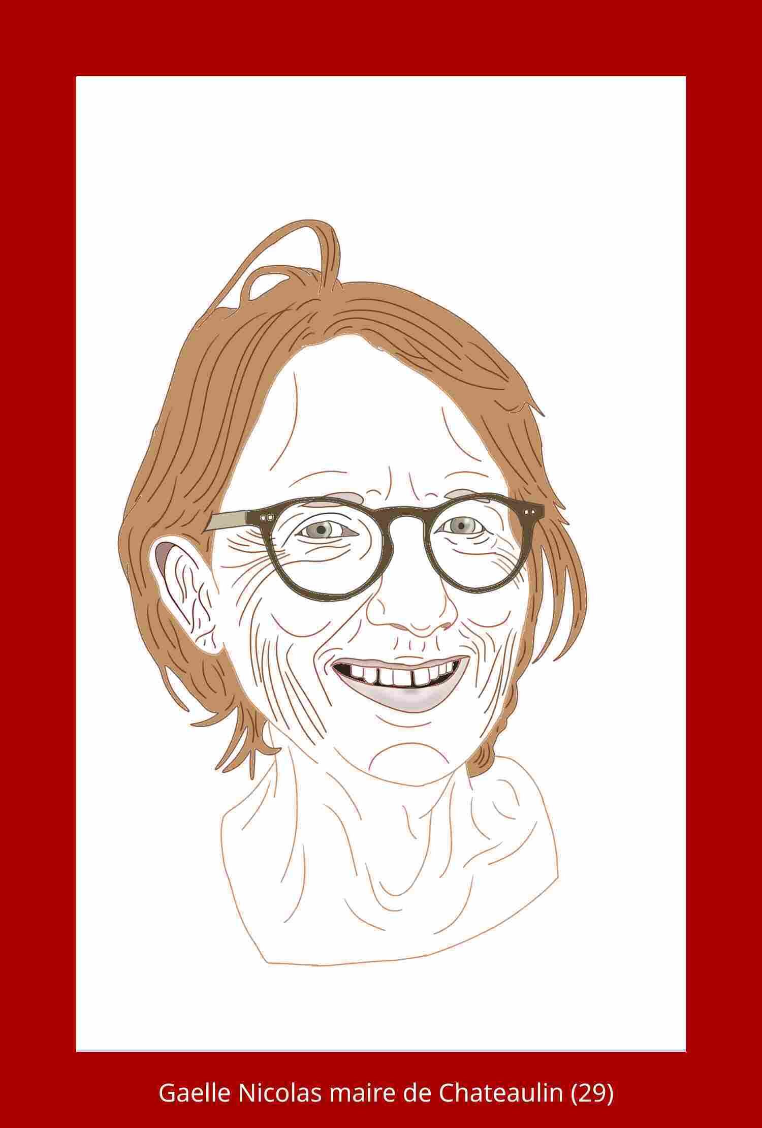 Gaelle Nicolas maire de Chateaulin 