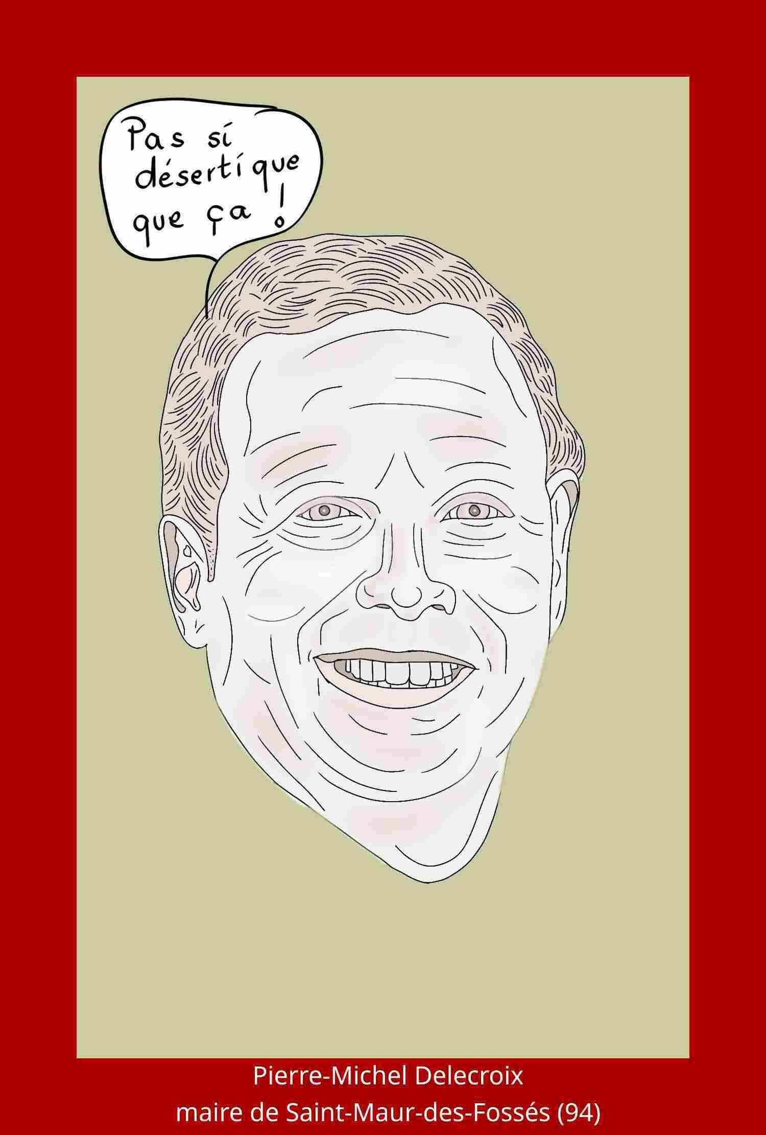 Pierre Michel Delecroix maire de Saint Maur