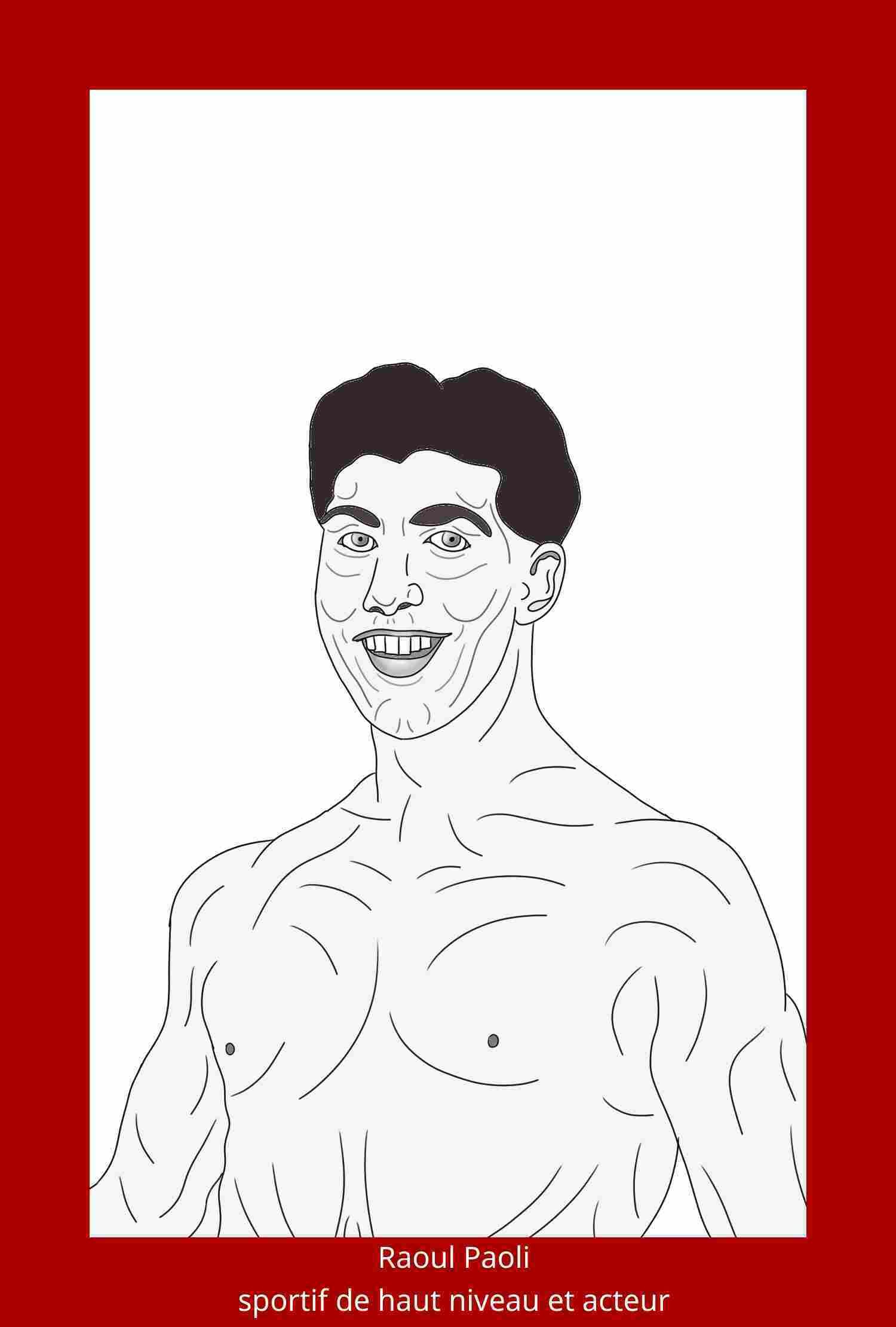 Raoul Paoli athlète éclectique et comédien 1925