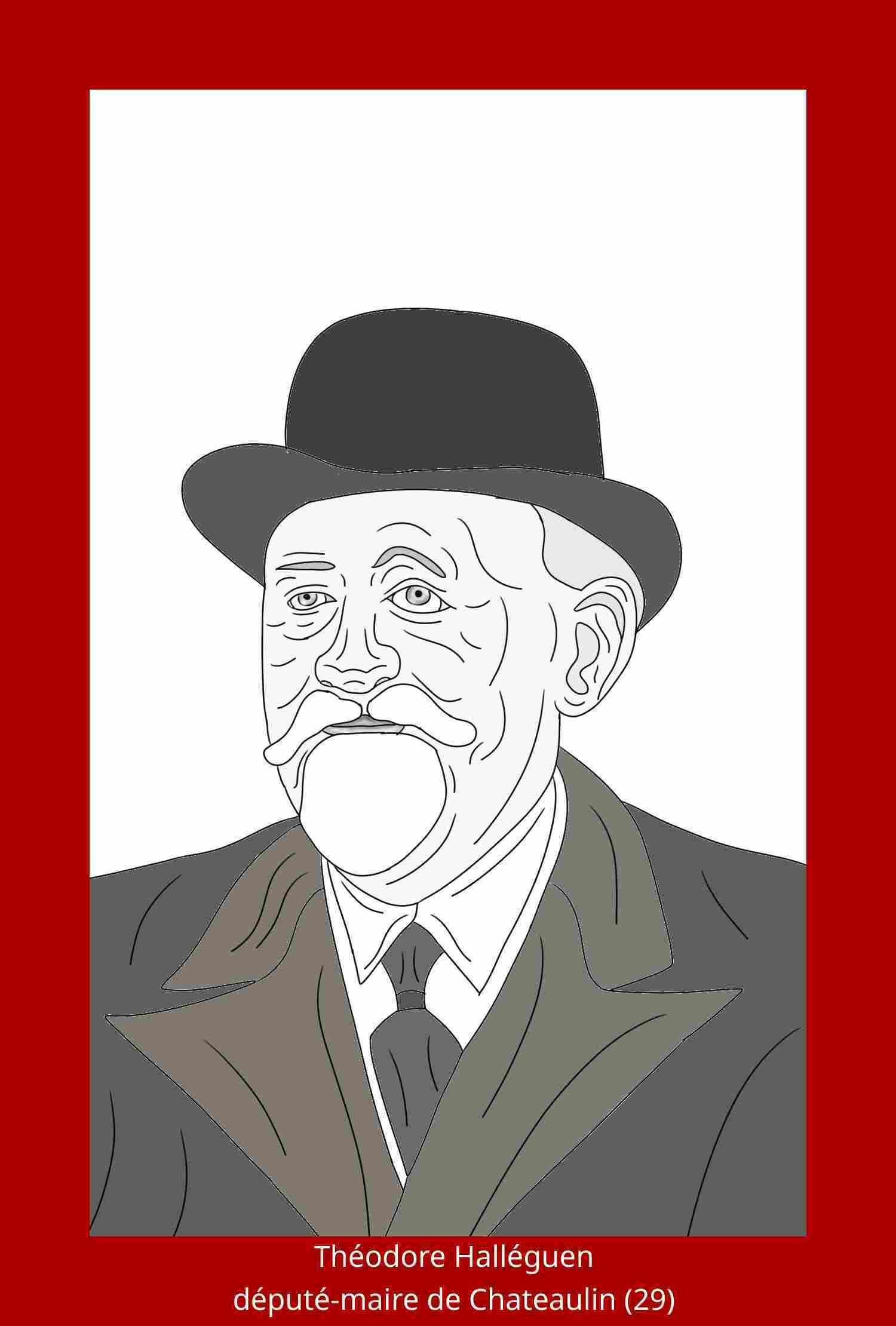 Théodore Alléguen maire de Chateaulin