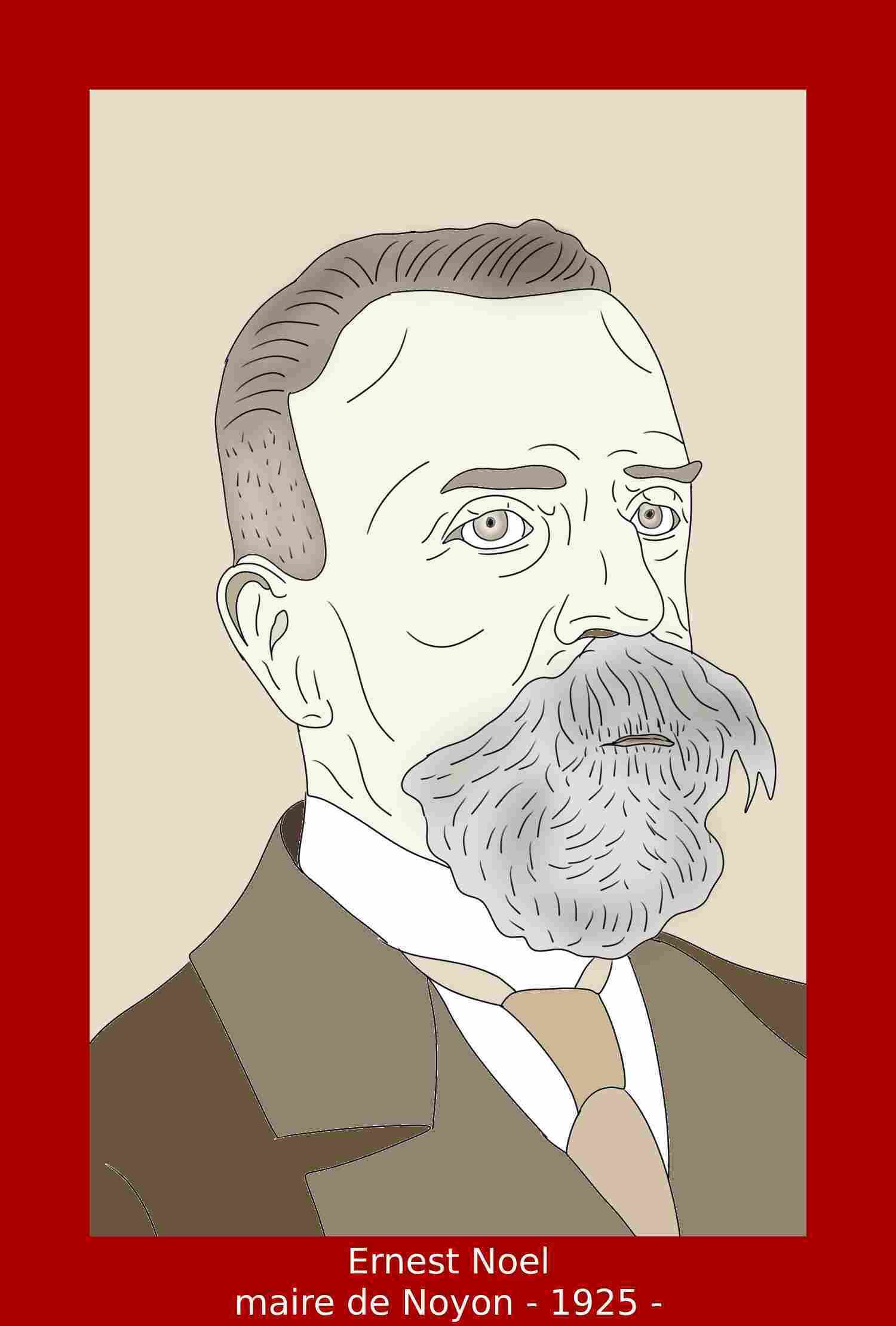 Ernest Noel maire de Noyon 