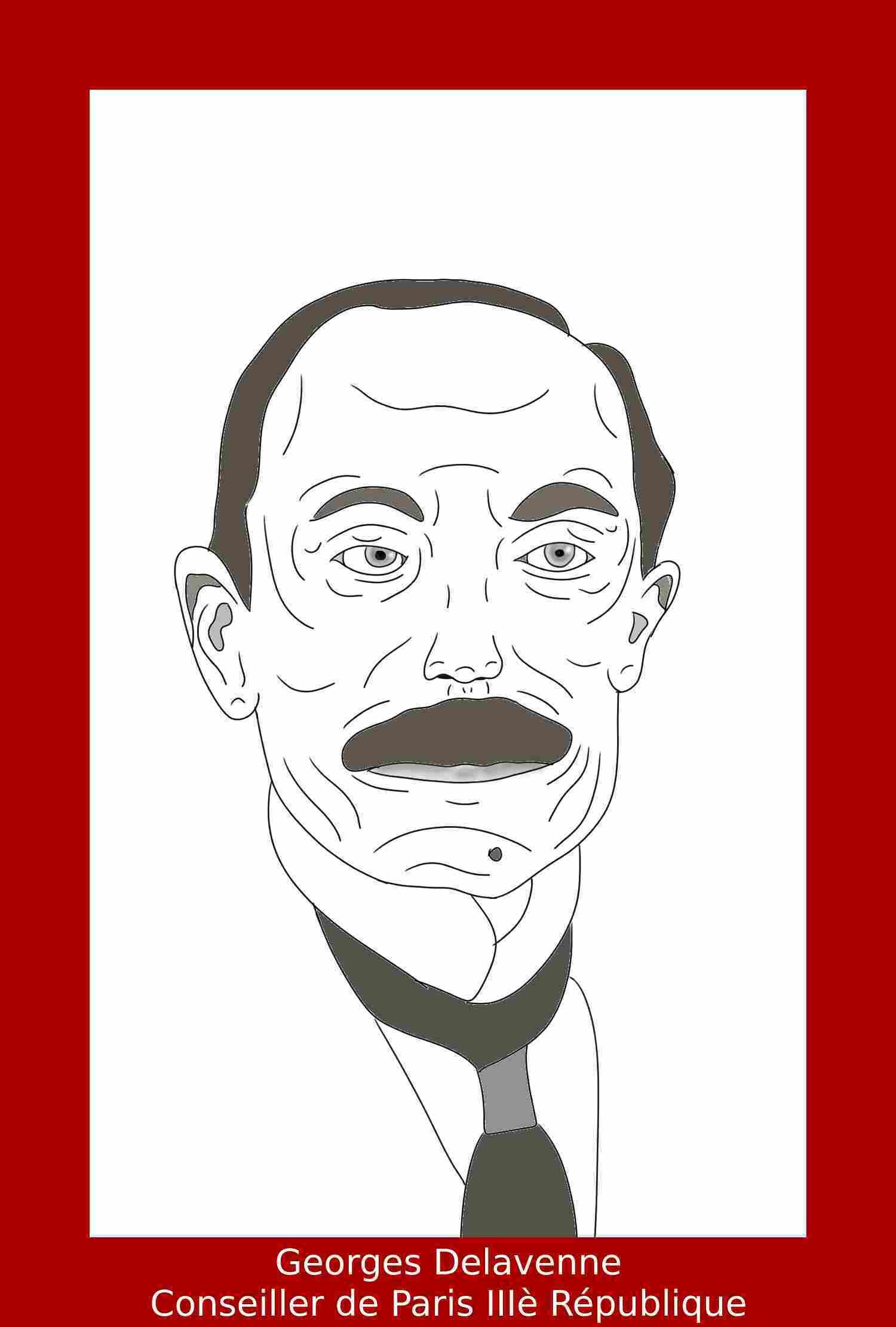 Georges Delavenne, Councilor of Paris in 1925