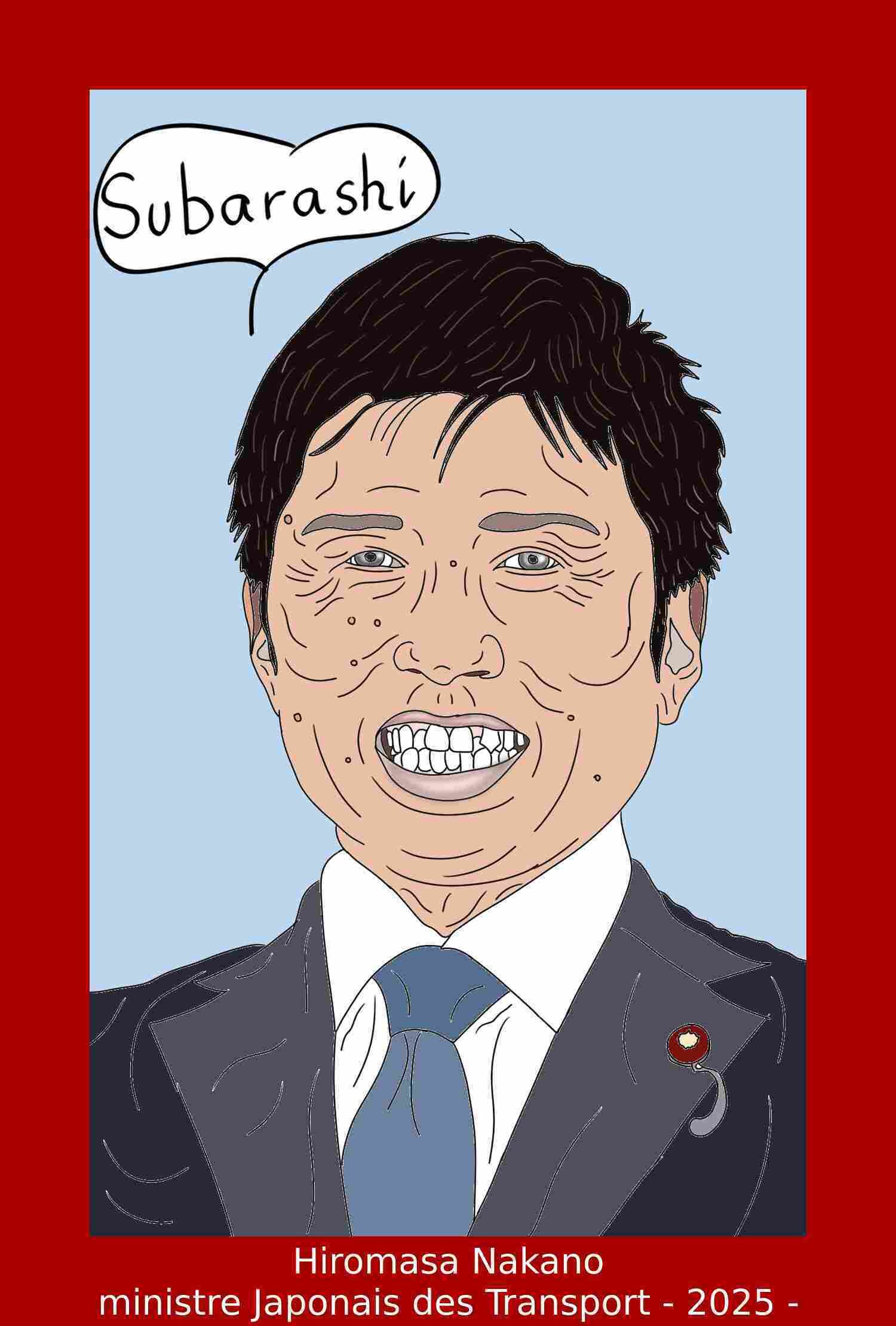 Hiromasa Nakano ministre Japonais des Transports 