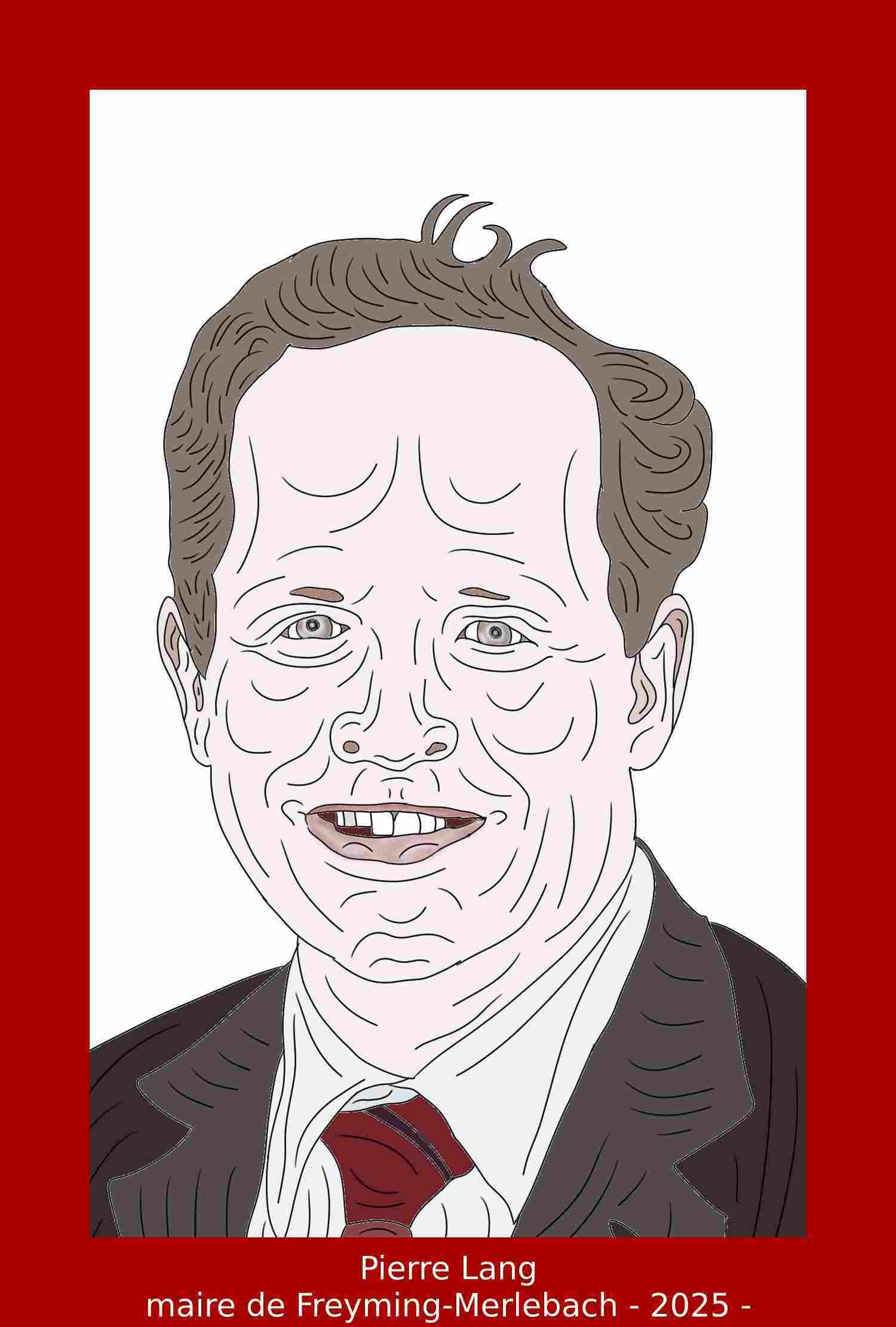 Pierre Lang Mayor of Freming Merlebach