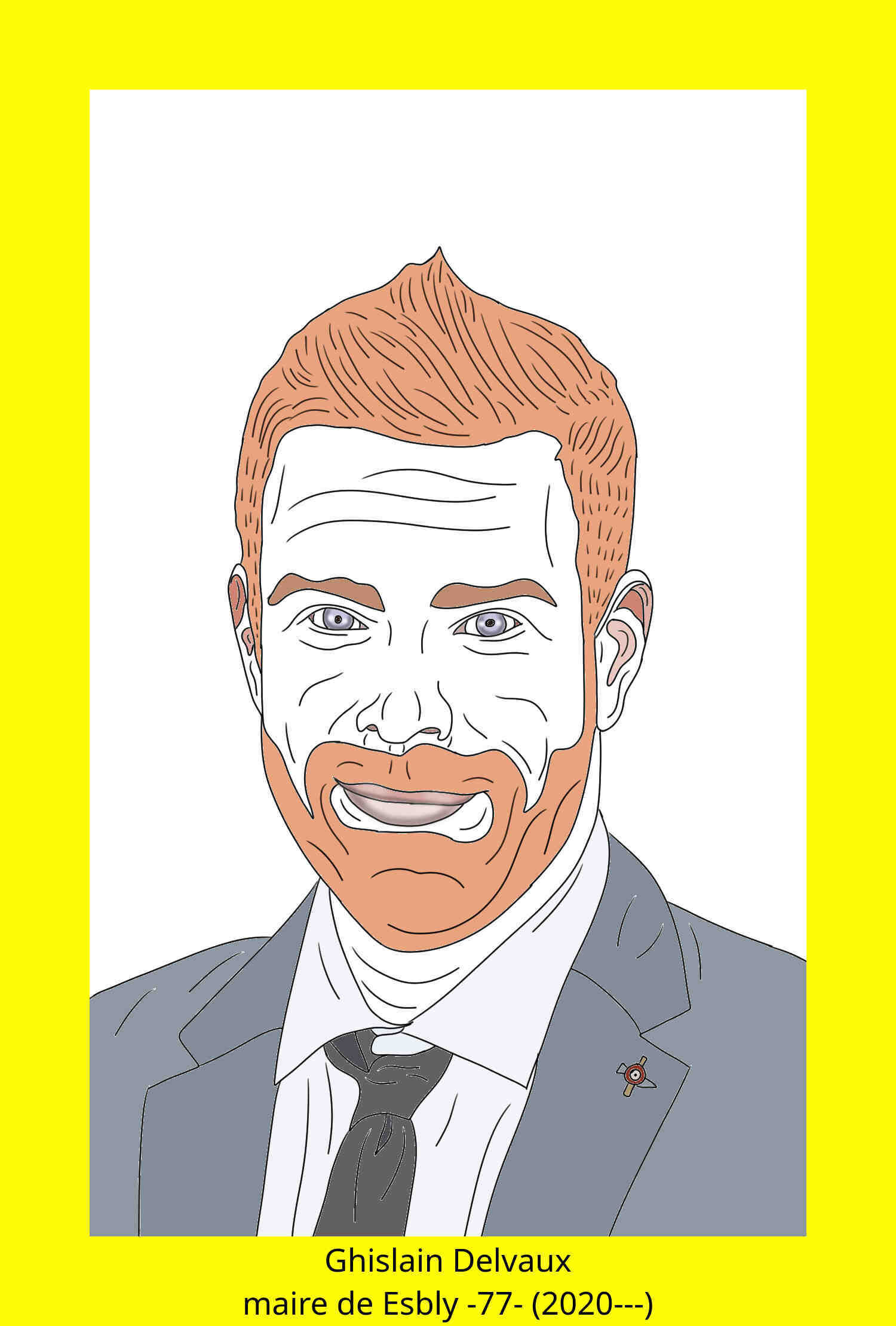 Ghislain Delvaux maire dEsbly -77-
