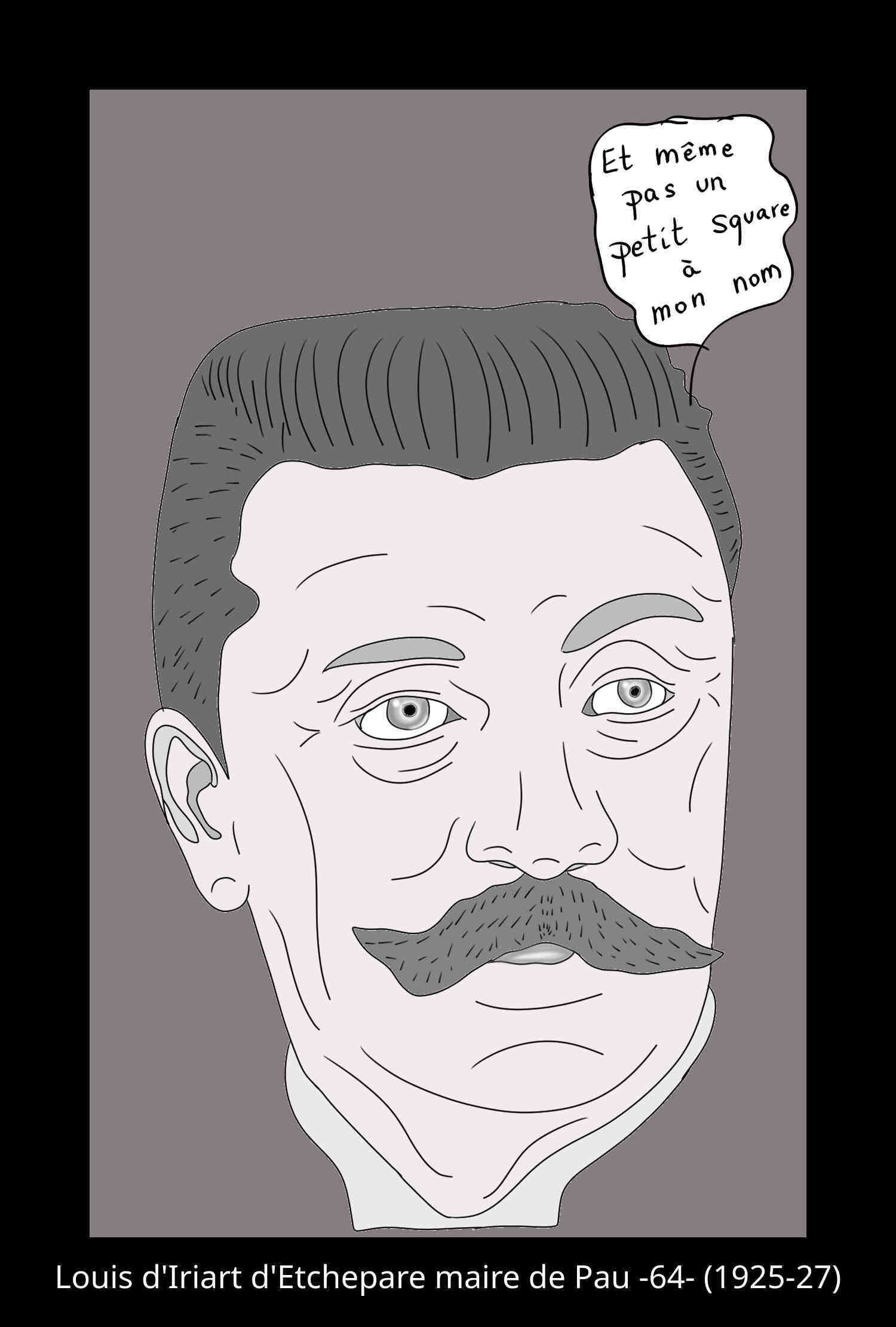 Louis d'Iriart d'Etchapare maire de Pau -64-