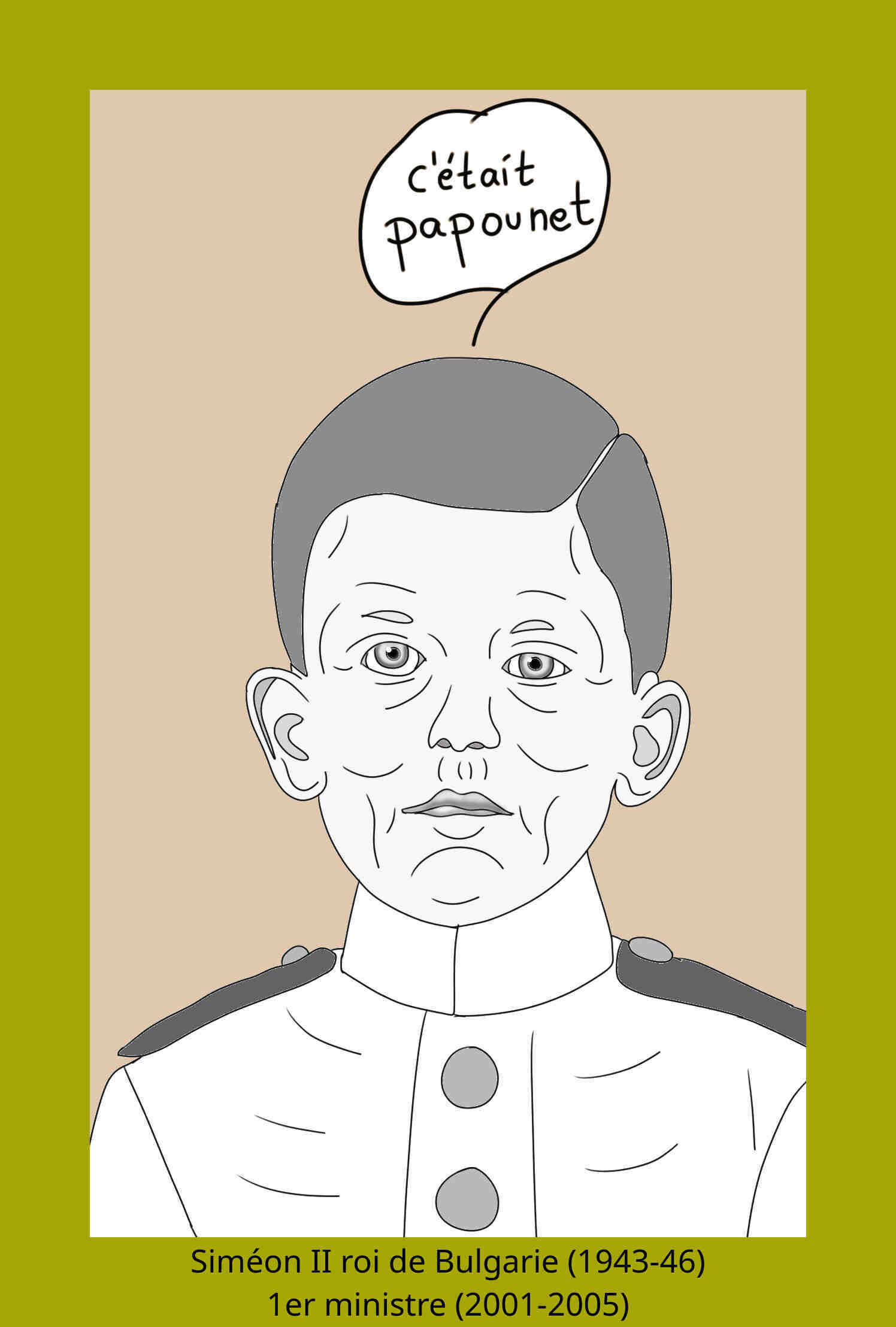 Siméon II ex-roi de Bulgarie et 1er ministre