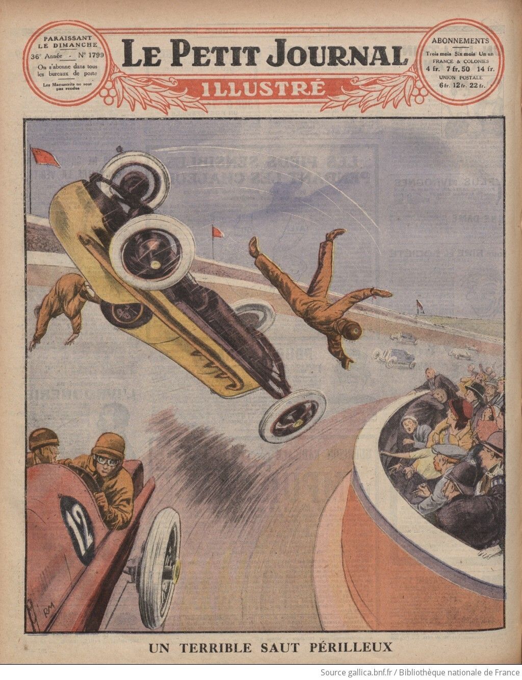 Le Petit journal illustré 1925 06 14 le spectaculaire accident de Brookland 12