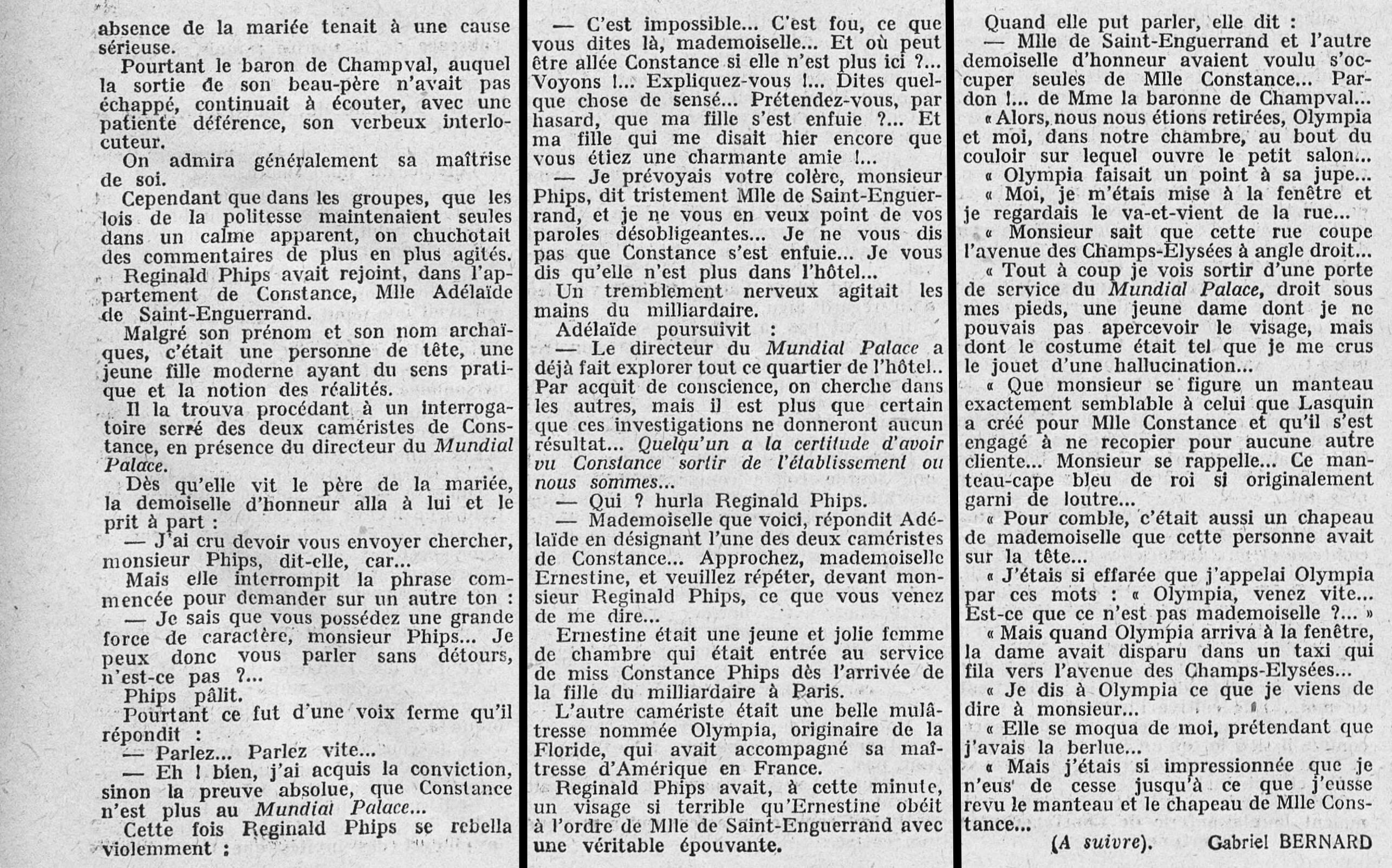 Le Petit journal illustré 1925 07 12 les cinq détectives 03 -suite dde la semaine précédeente