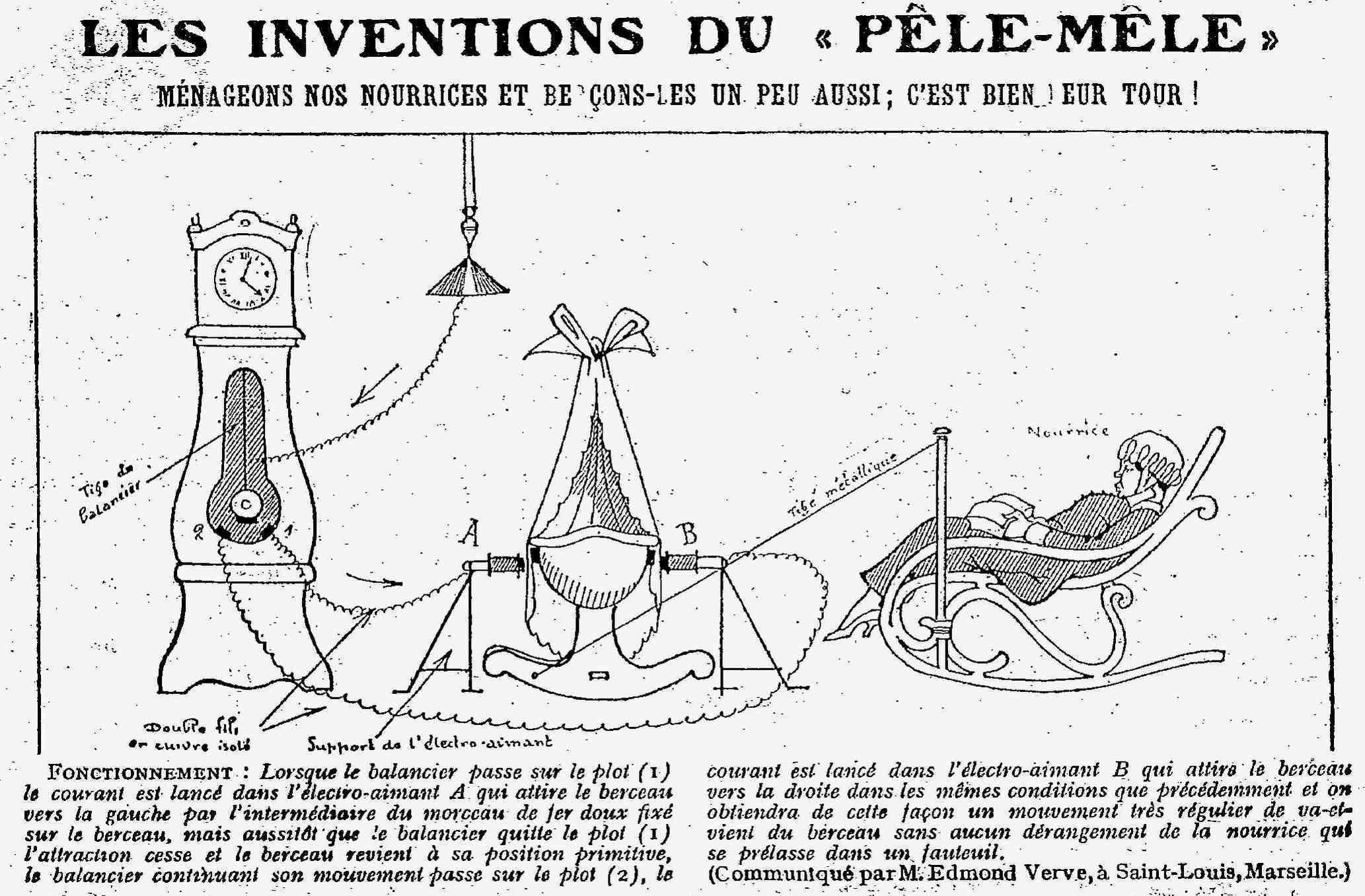 Le Pêle mêle 1925 07 12 invention of the Pêle Mêle let us rock our nurses