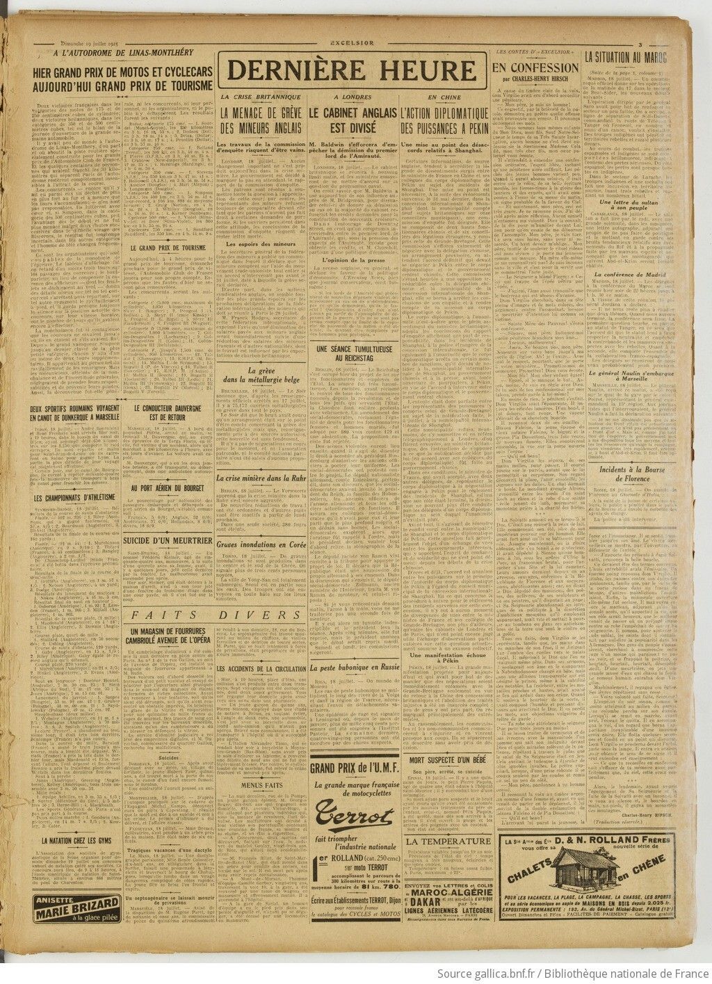 Excelsior 1925 07 19 Page 03 Events in China