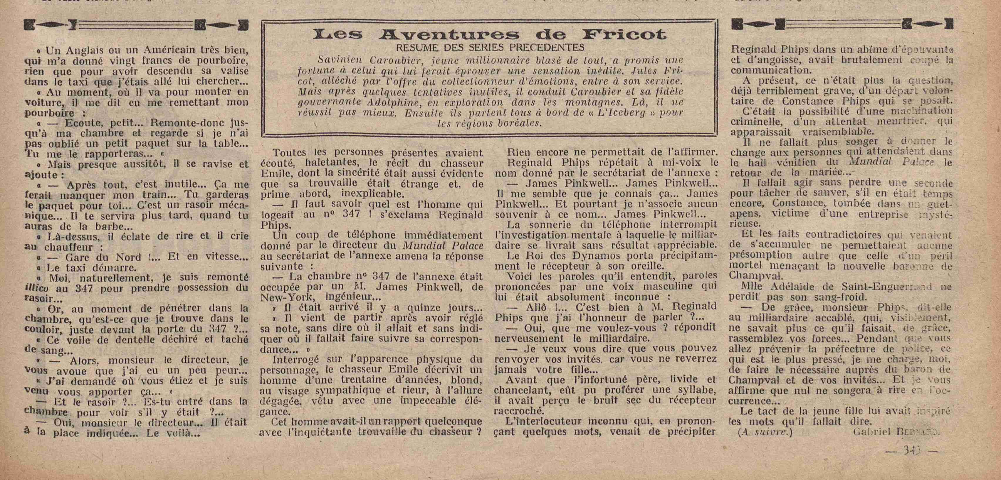 Le Petit journal illustré 1925 07 19 les cinq détectives suite-02 