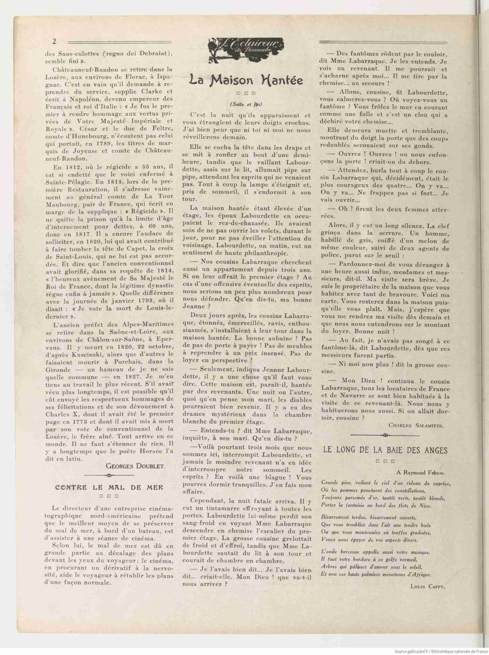 LÉclaireur du dimanche 1925 07 19 Page 02 