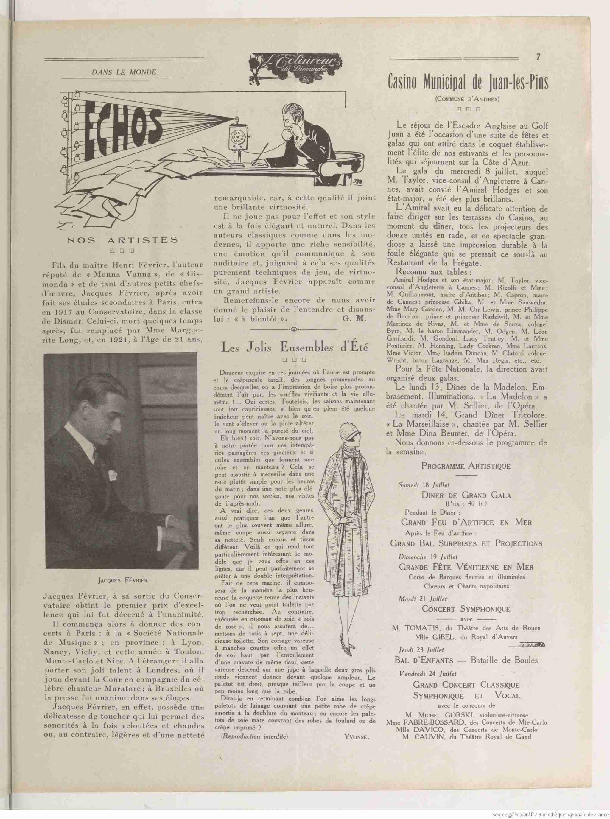 LÉclaireur du dimanche 1925 07 19 Page 07 
