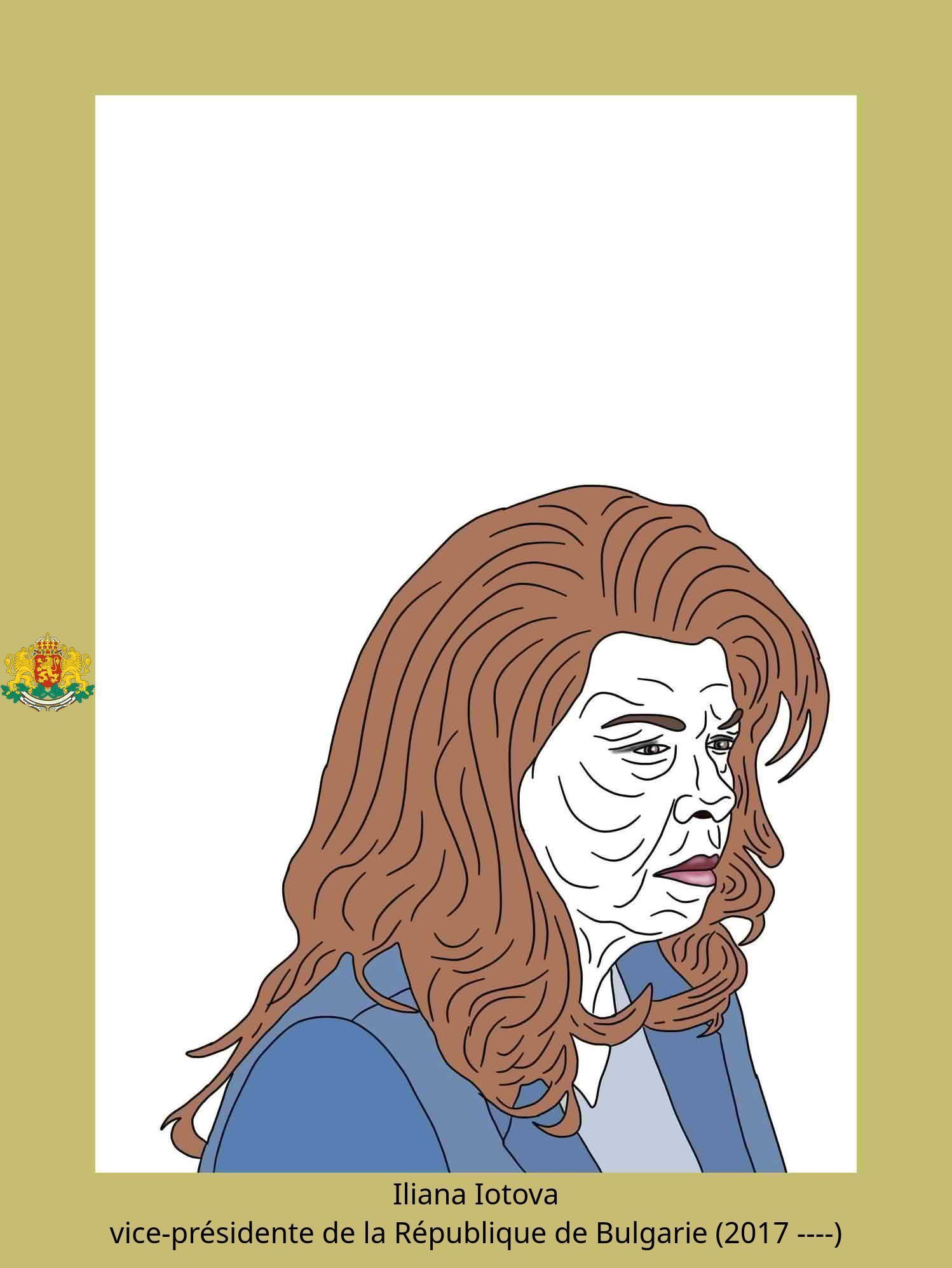 Iliana Iotova vice présidente de la République de Bulgarie 1