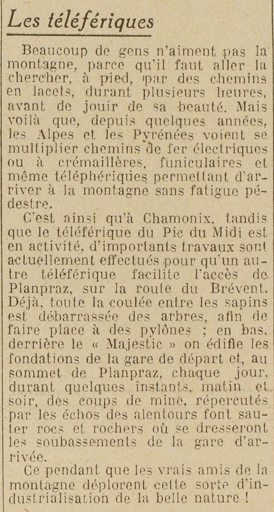 Excelsior 1925 08 09 art 02 les téléphériques en montagne