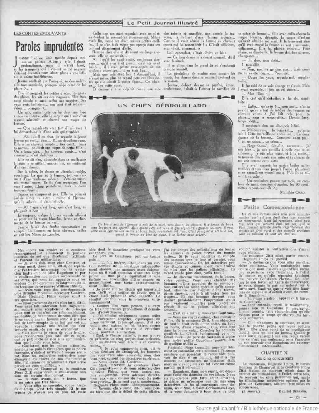Le Petit journal illustré 1925 08 09 Page 09
