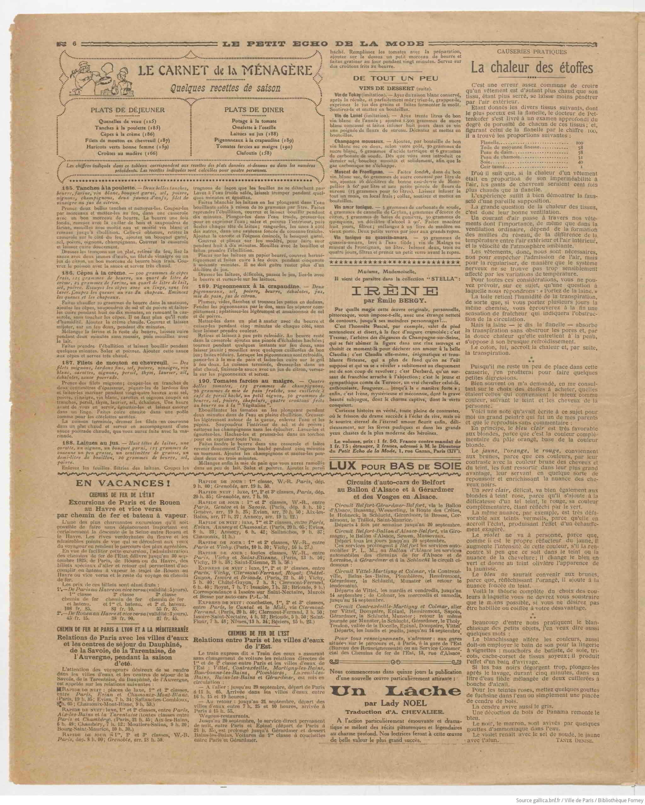 Le Petit écho de la mode Page 06