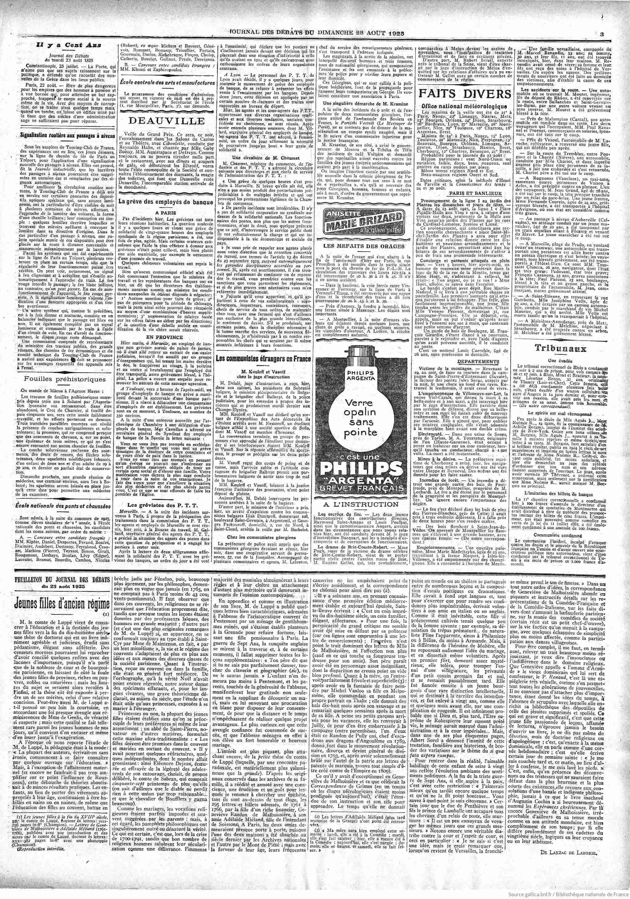 Journal des débats 1925 08 23 Page 03 Krassine