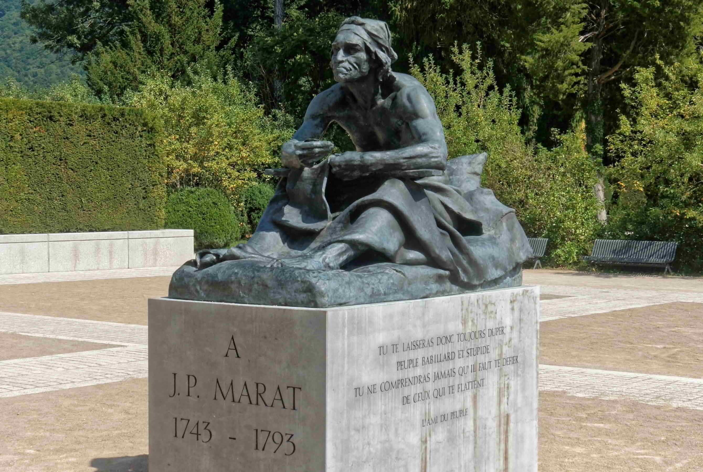 Statue de Marat par Jean Baffier au château de Vizille
