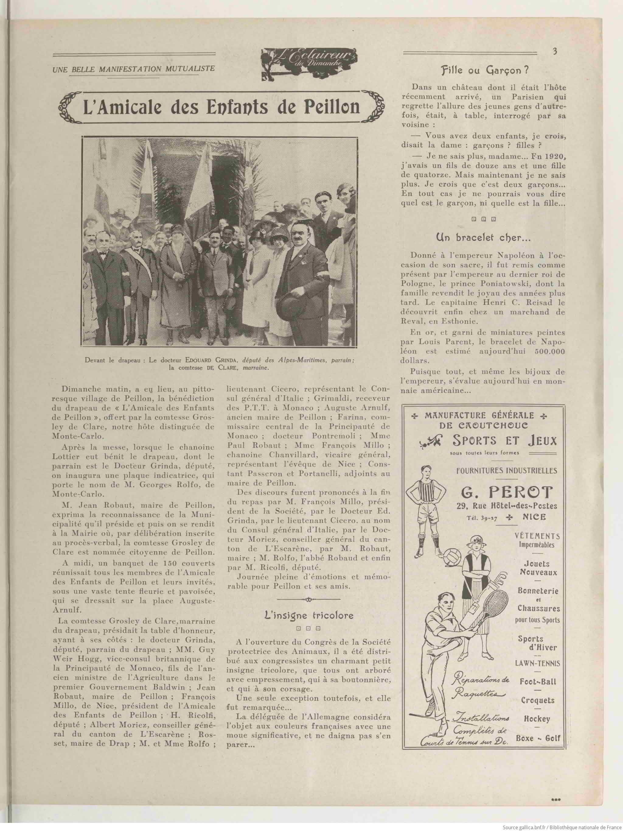 LÉclaireur du dimanche 1925 09 20 Page trois