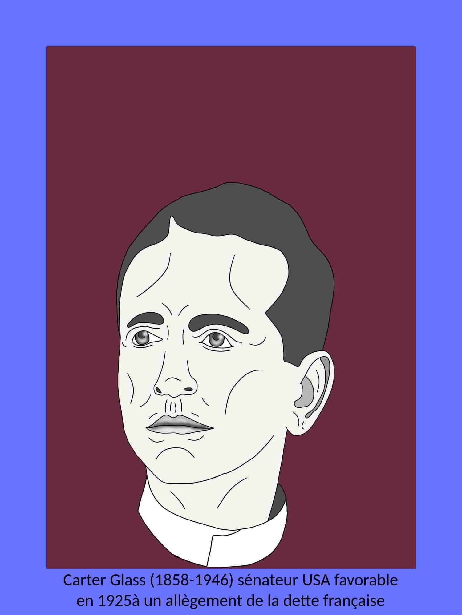 Carter Glass 47ème secrétaire au Trésor US sénateur Virginie 02