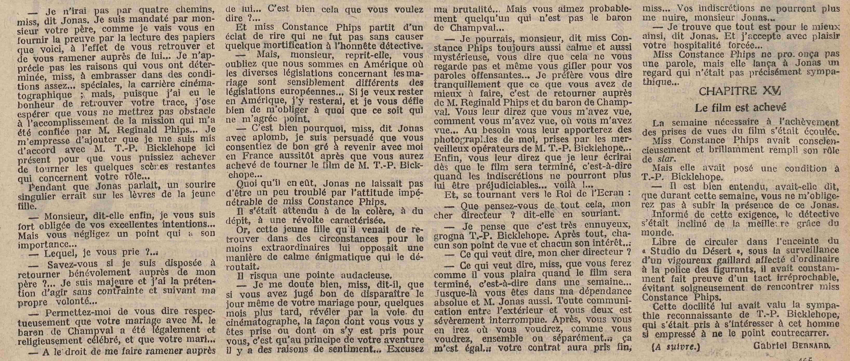 Le Petit journal illustré 1925 09 27 Cinq détectives 2