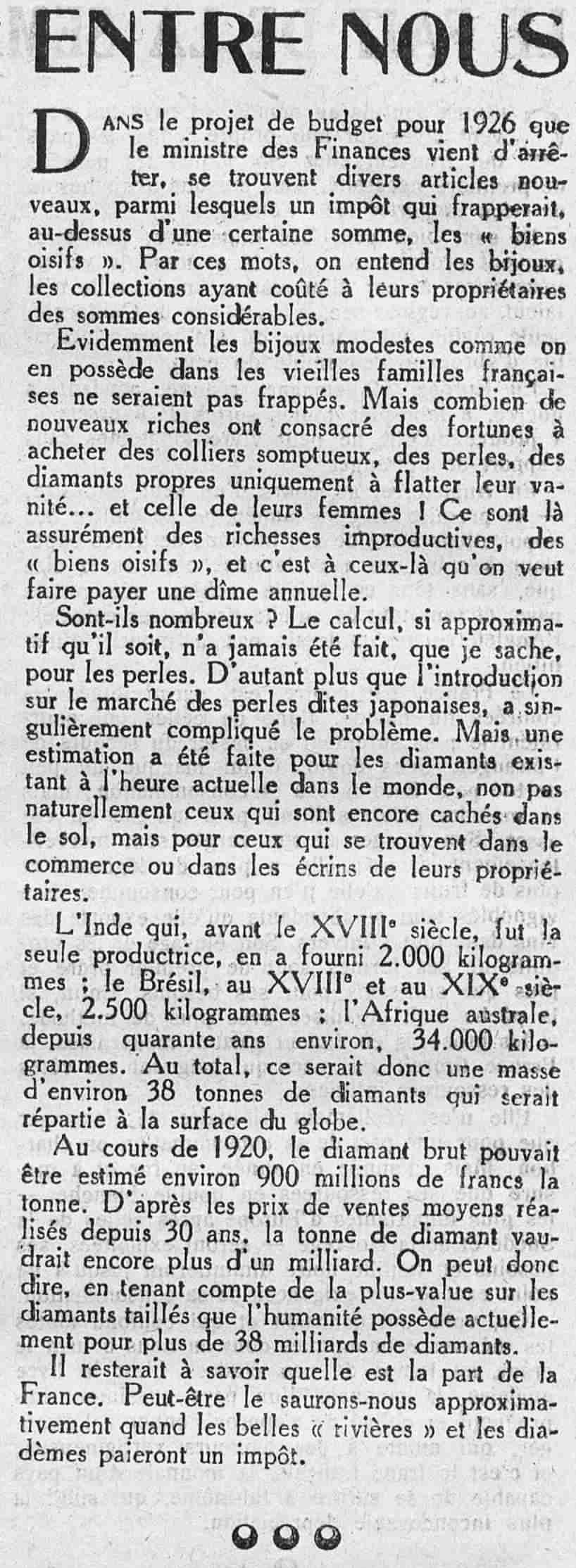 Le Petit journal illustré 1925 09 27 Entre nous 4