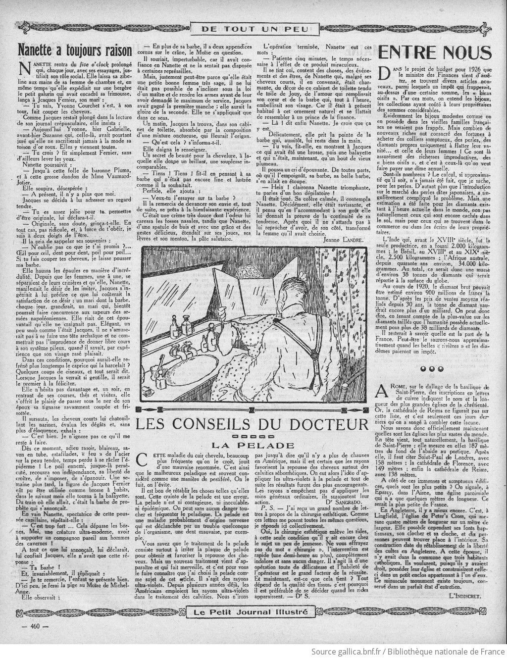 Le Petit journal illustré 1925 09 27 Page quatre