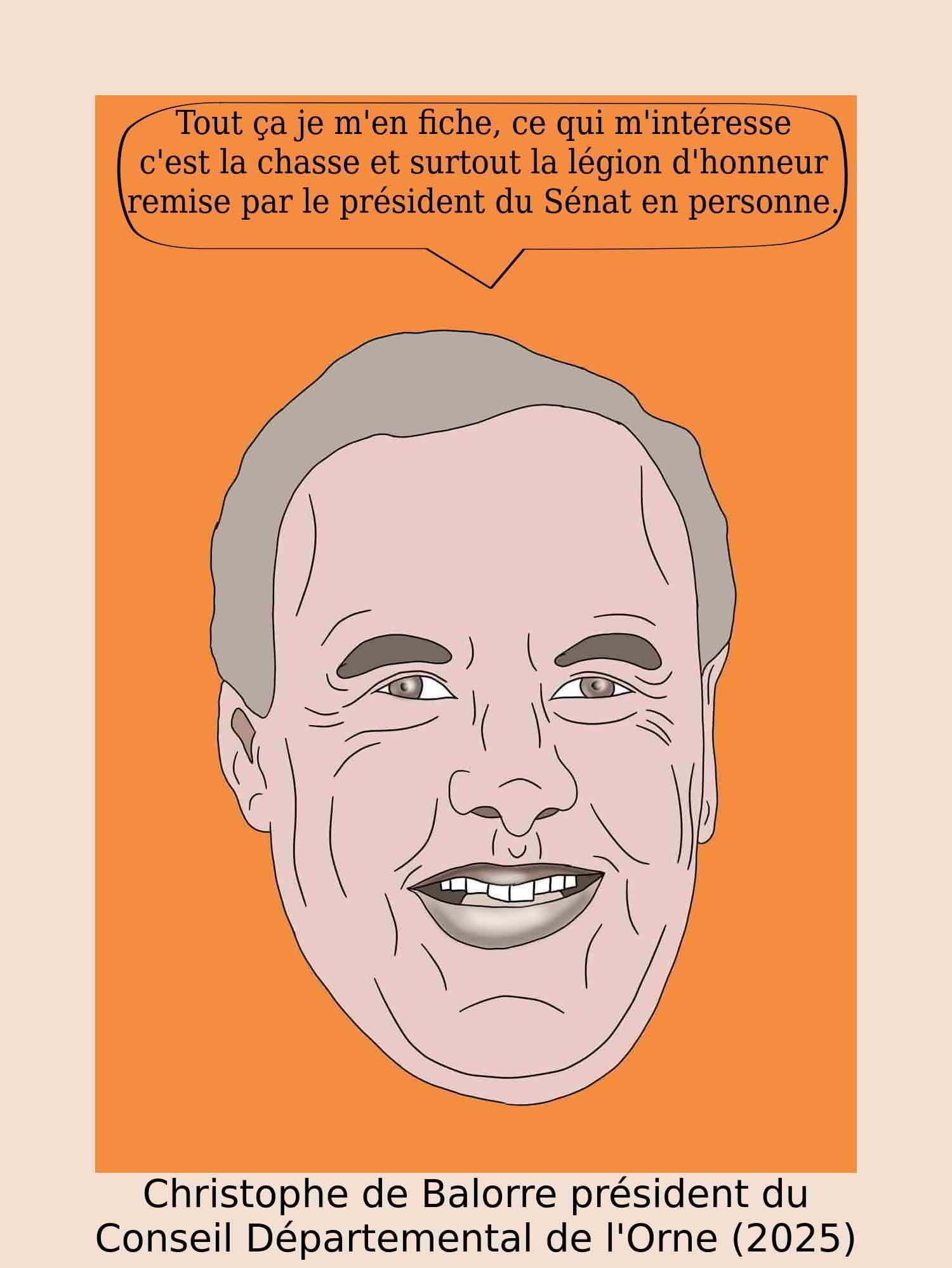 Christophe de Balorre président Conseil Départemental de l'Orne -61-