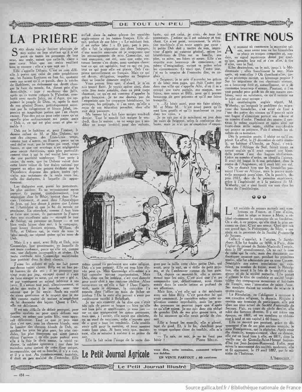 Le Petit journal illustré 1925 10 11 Page quatre