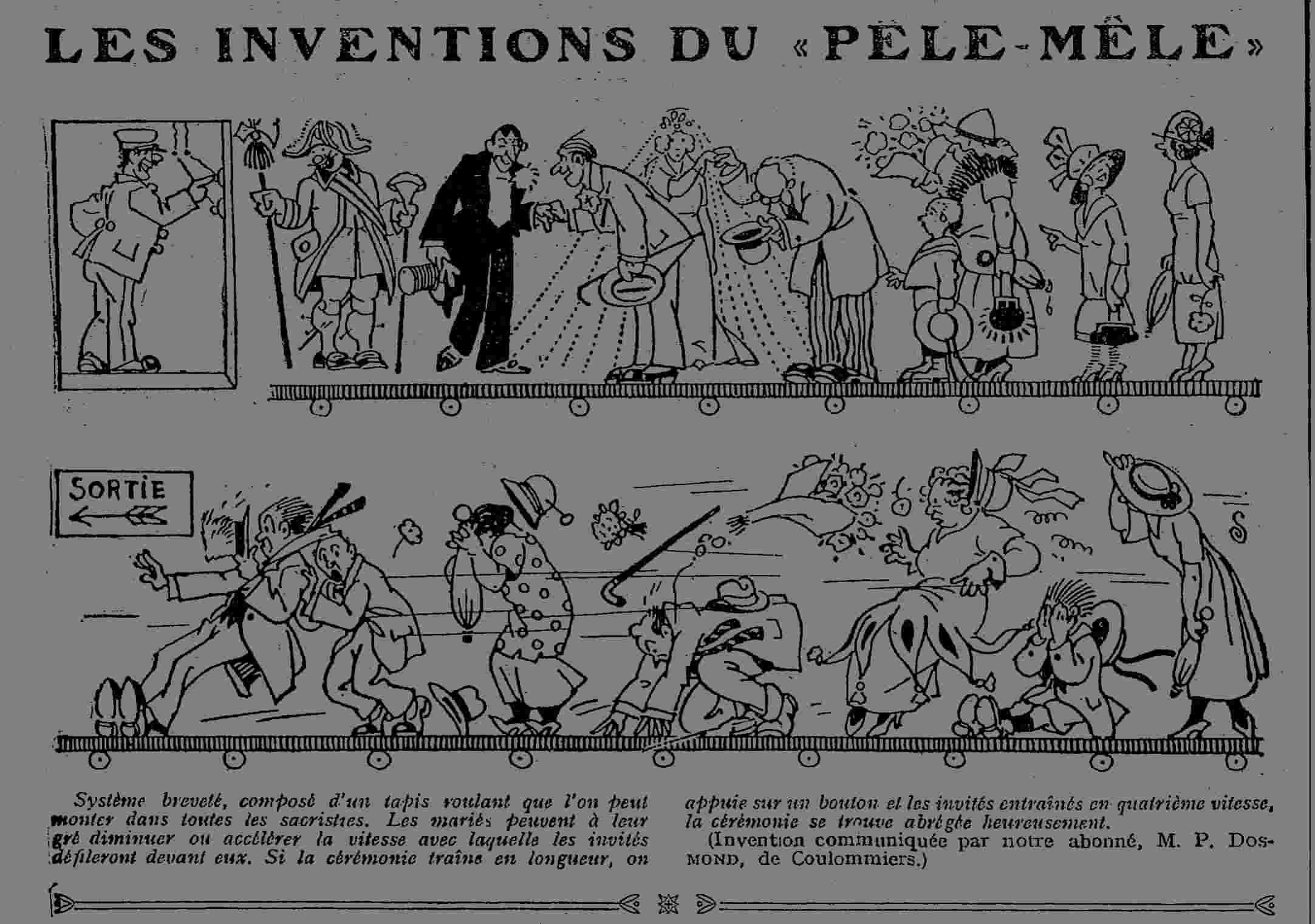 Le Pêle mêle 1925 10 25 02 linvention du Pêle Mêle