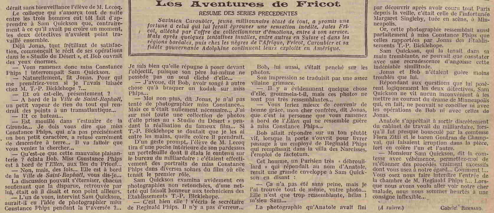 Le Petit journal illustré 1925 11 08 les cinq détectives (02)